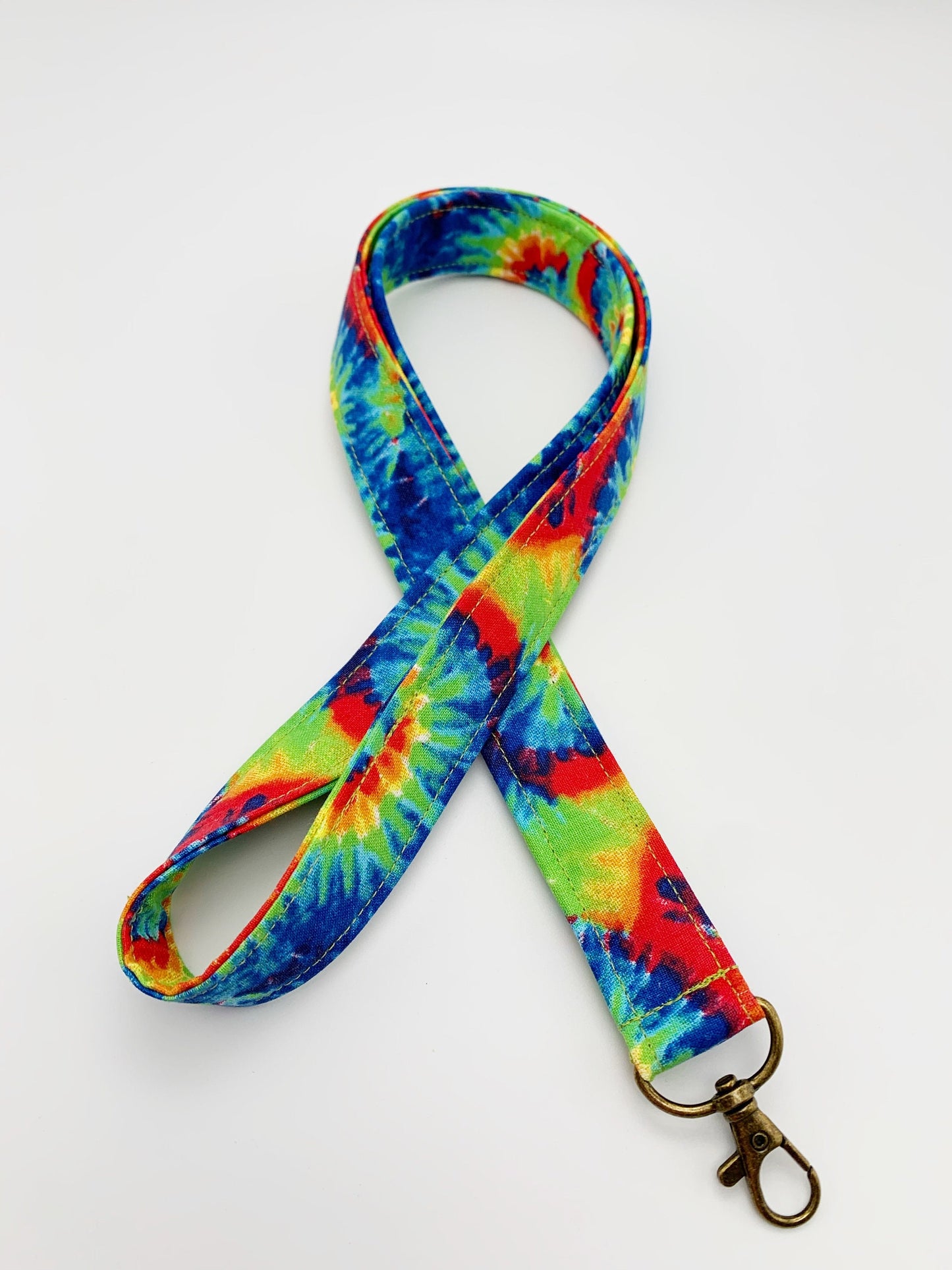 Hippie Tie Dye Lanyard Badge Holder