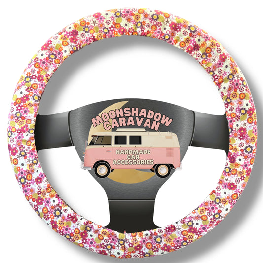 Wildflower Steering Wheel Cover Moonshadow Caravan