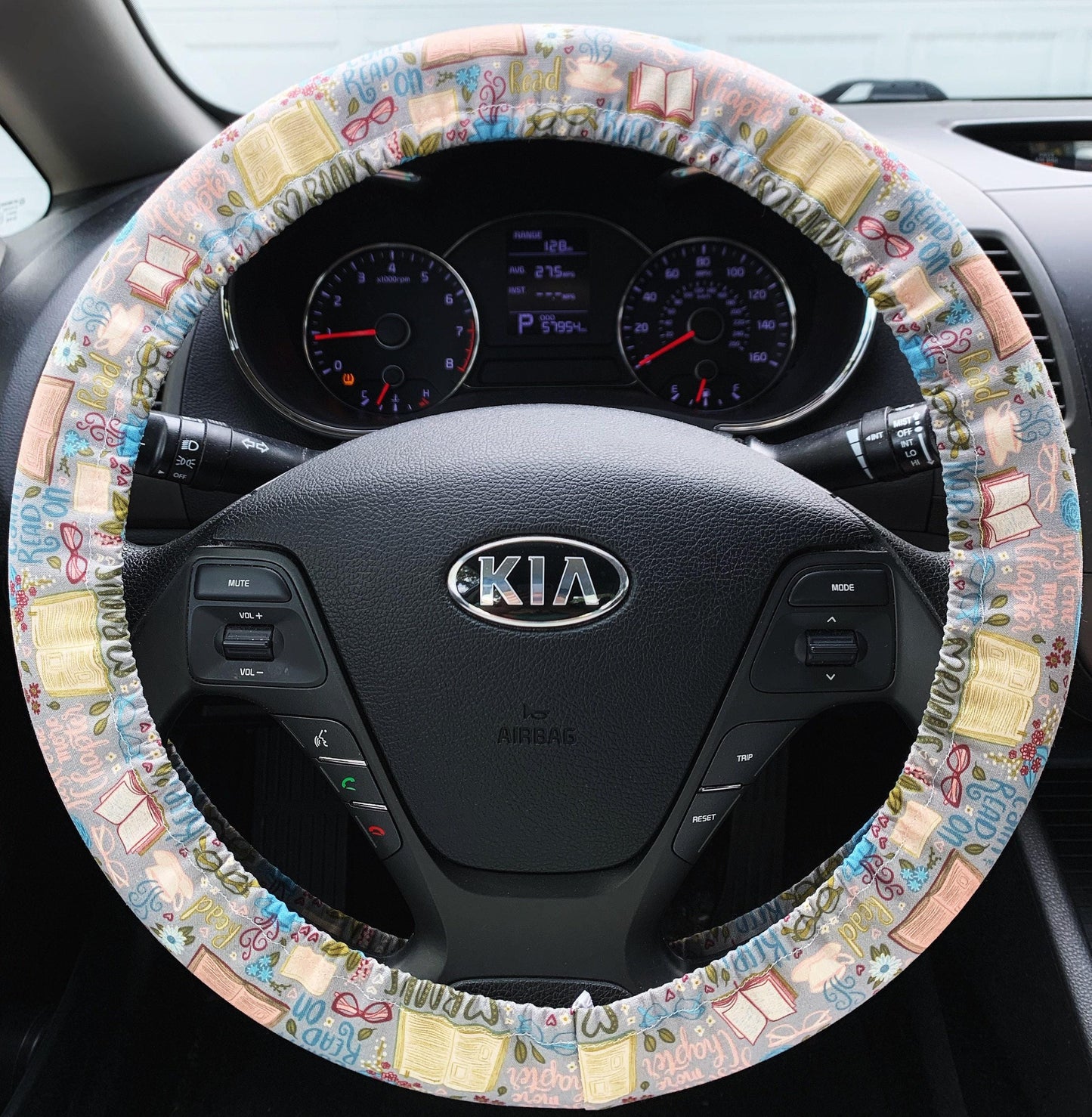 Book Lover Steering Wheel Cover
