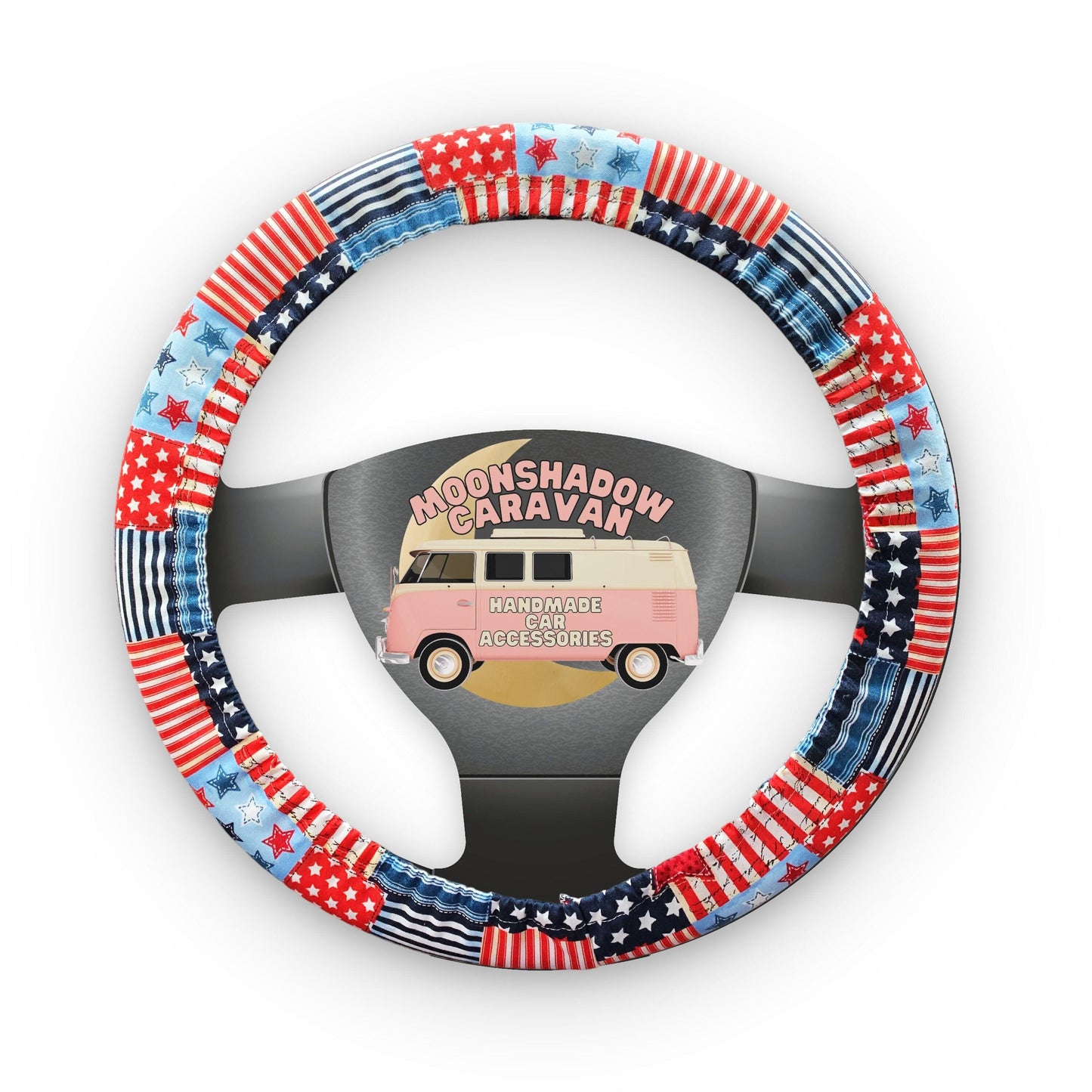 Patriotic Steering Wheel Cover