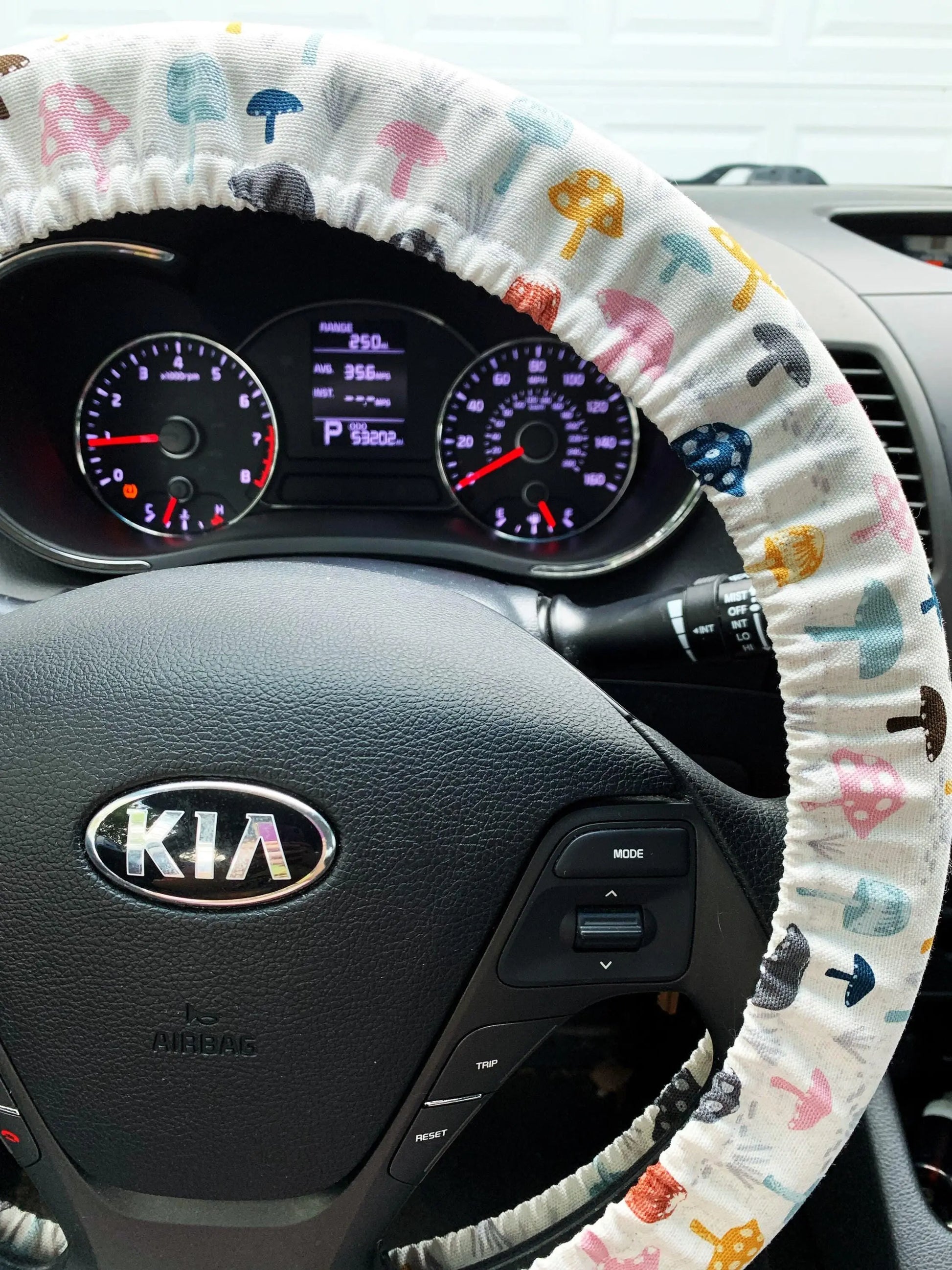 Mushroom Steering Wheel Cover Moonshadow Caravan
