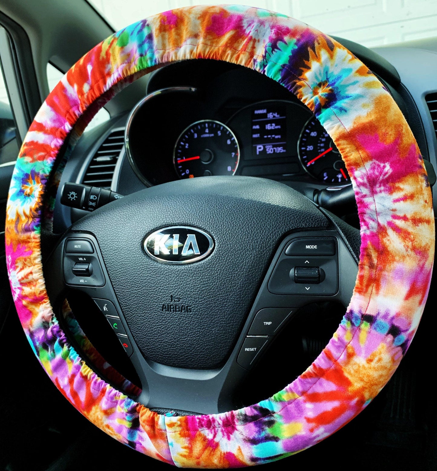 Tie Dye Steering Wheel Cover