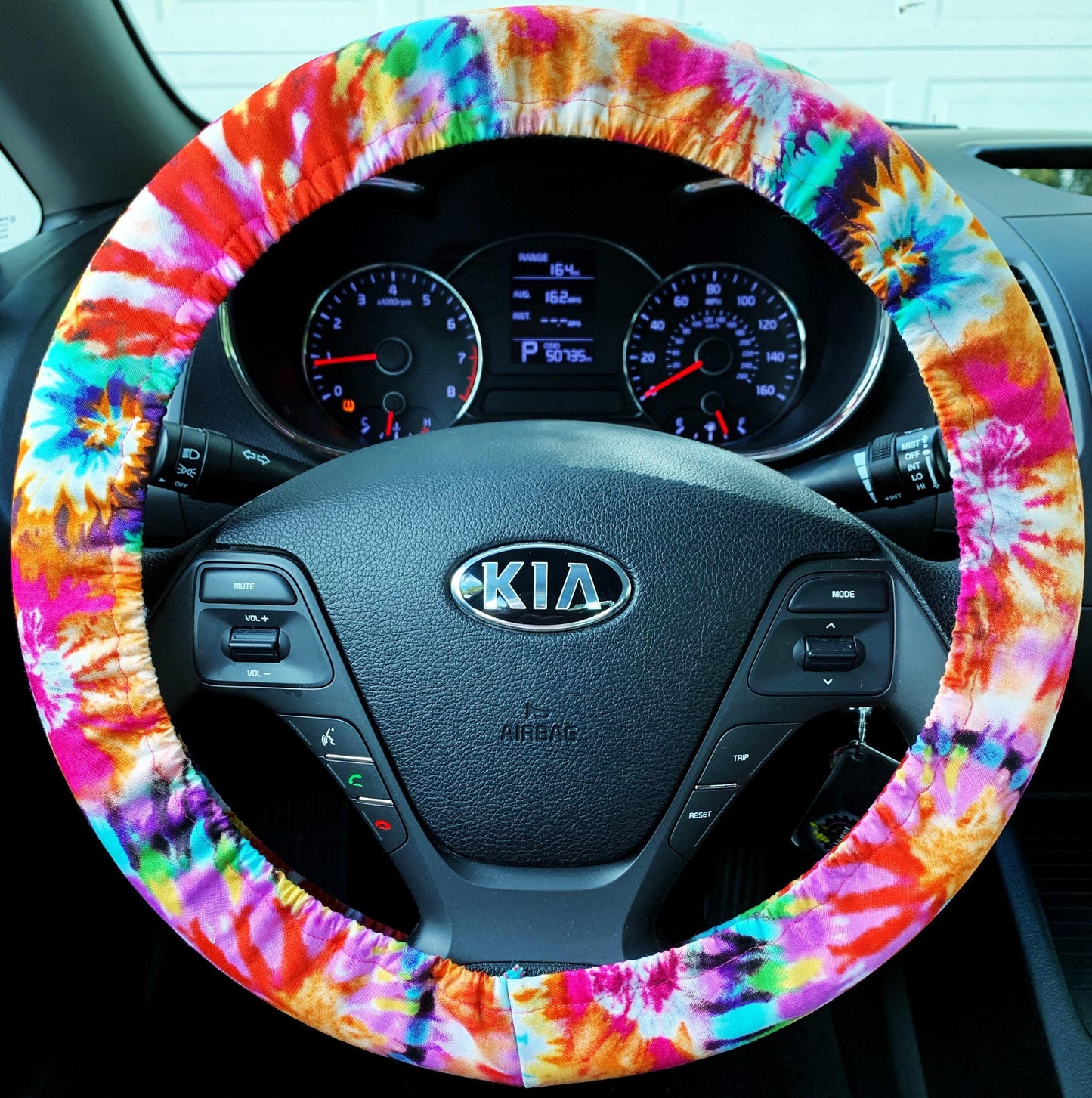 Tie Dye Steering Wheel Cover