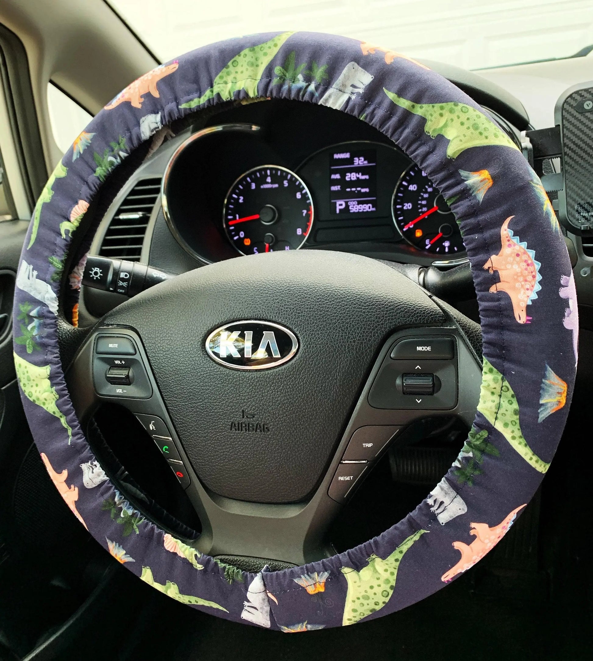 Dinosaur Steering Wheel Cover Moonshadow Caravan