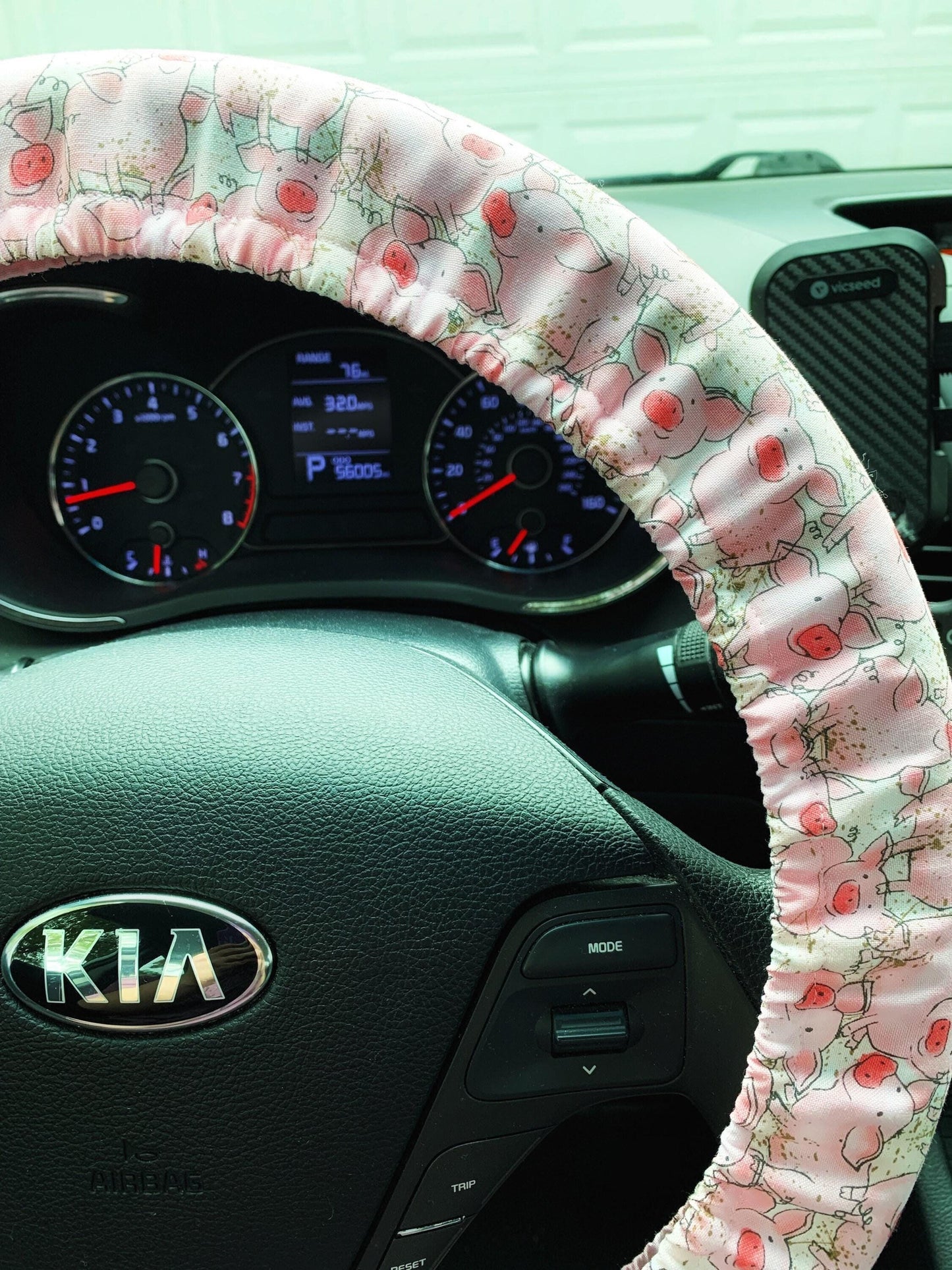 Pig Steering Wheel Cover