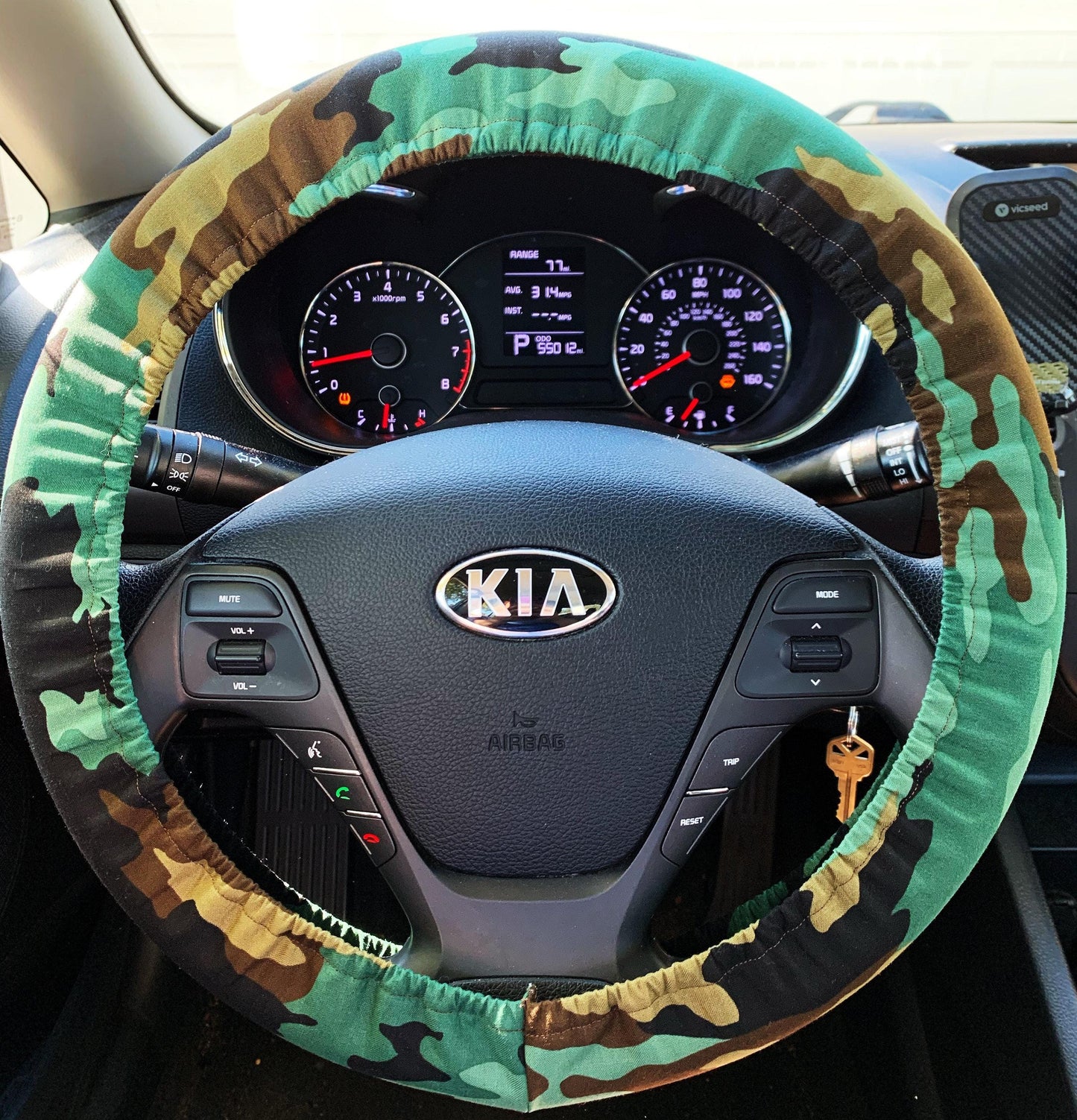 Camouflage Steering Wheel Cover