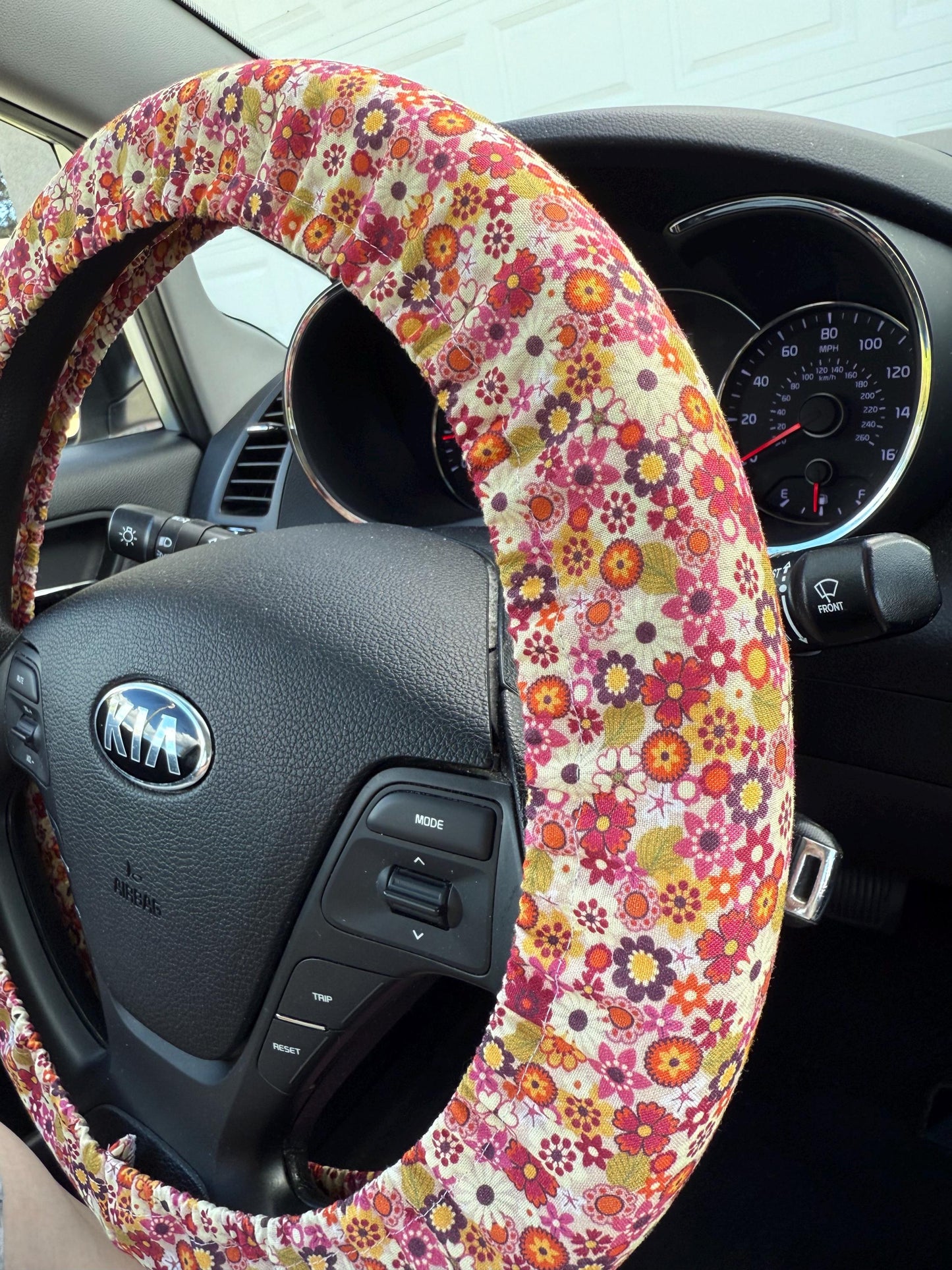 Wildflower Steering Wheel Cover