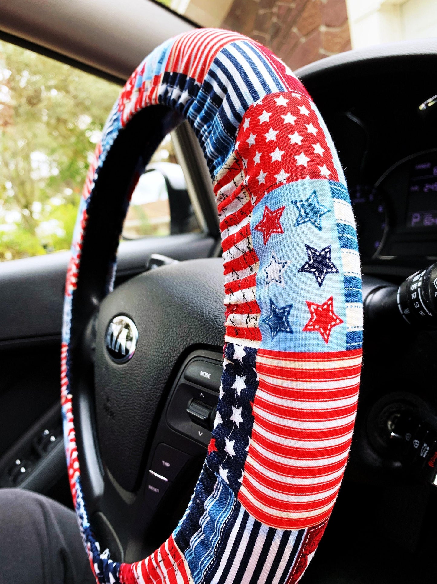 Patriotic Steering Wheel Cover