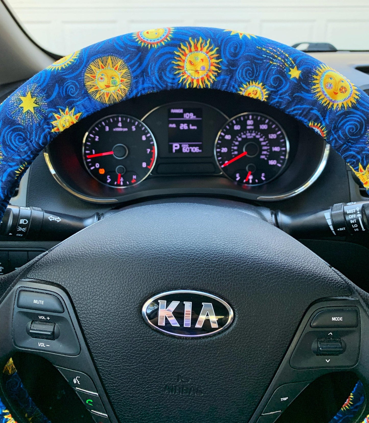 Celestial Sun Steering Wheel Cover