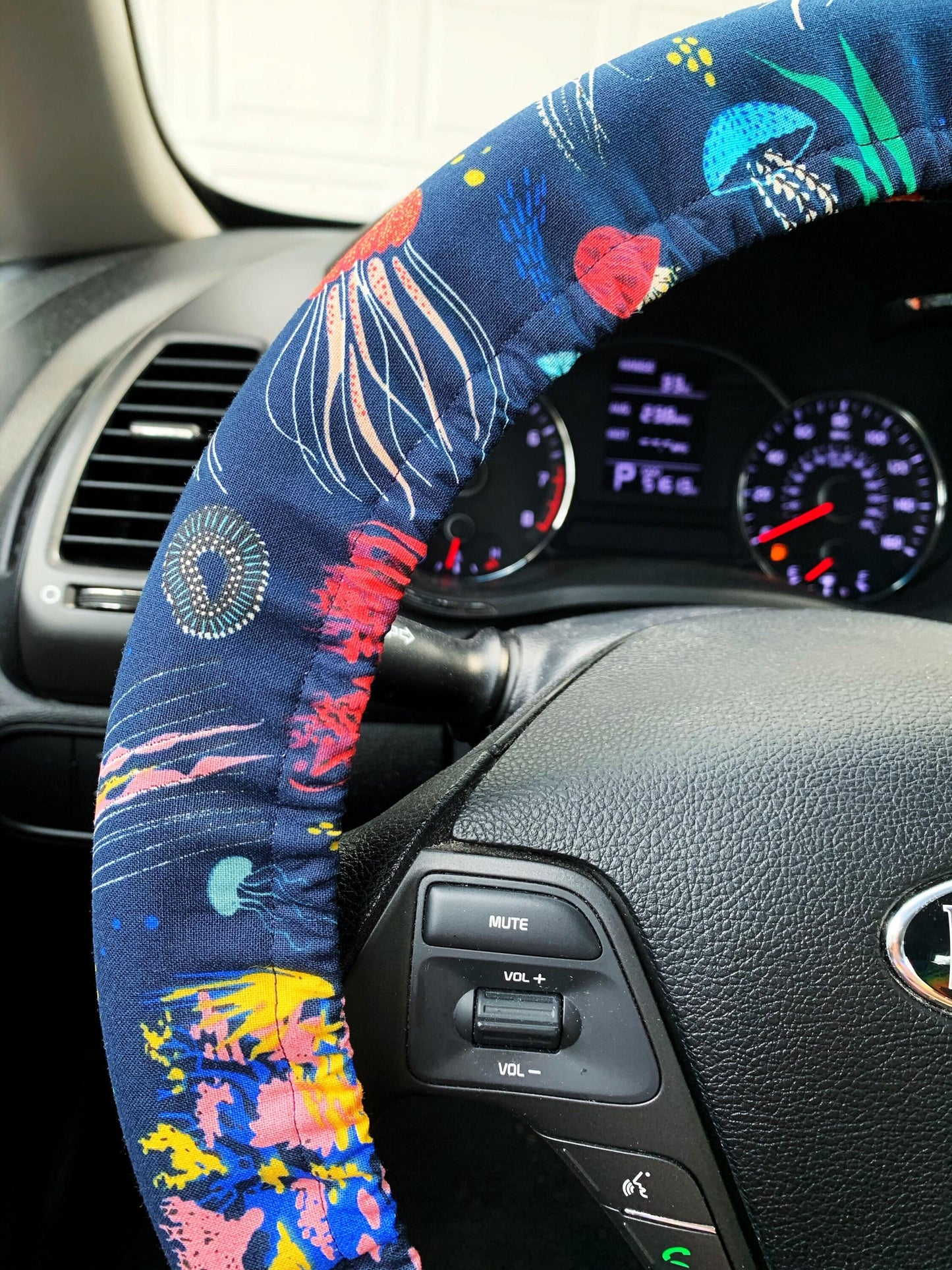 Jellyfish Ocean Steering Wheel Cover