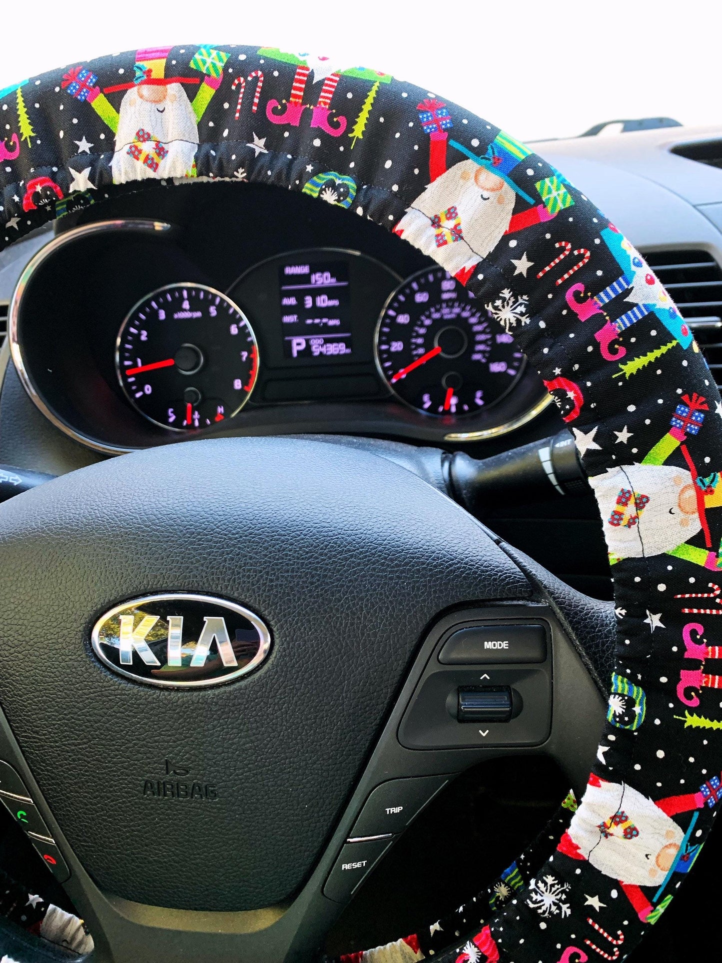 Christmas Gnome Steering Wheel Cover