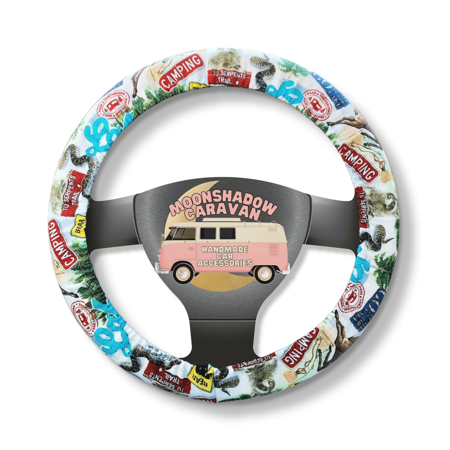 Camping Outdoors Steering Wheel Cover