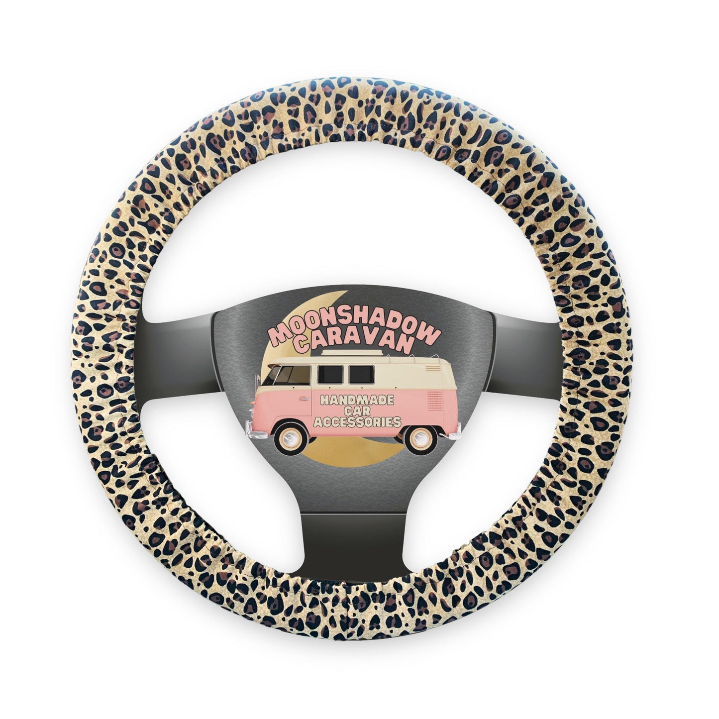 Leopard Print Steering Wheel Cover