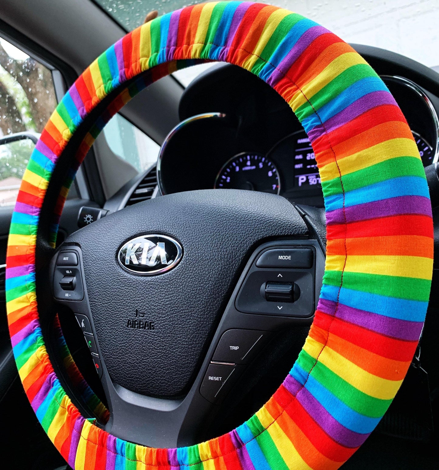 Rainbow PRIDE Steering Wheel Cover