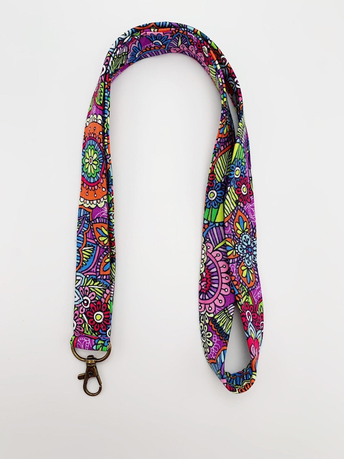 Flower, Butterly, Paisley Lanyard Badge Holder