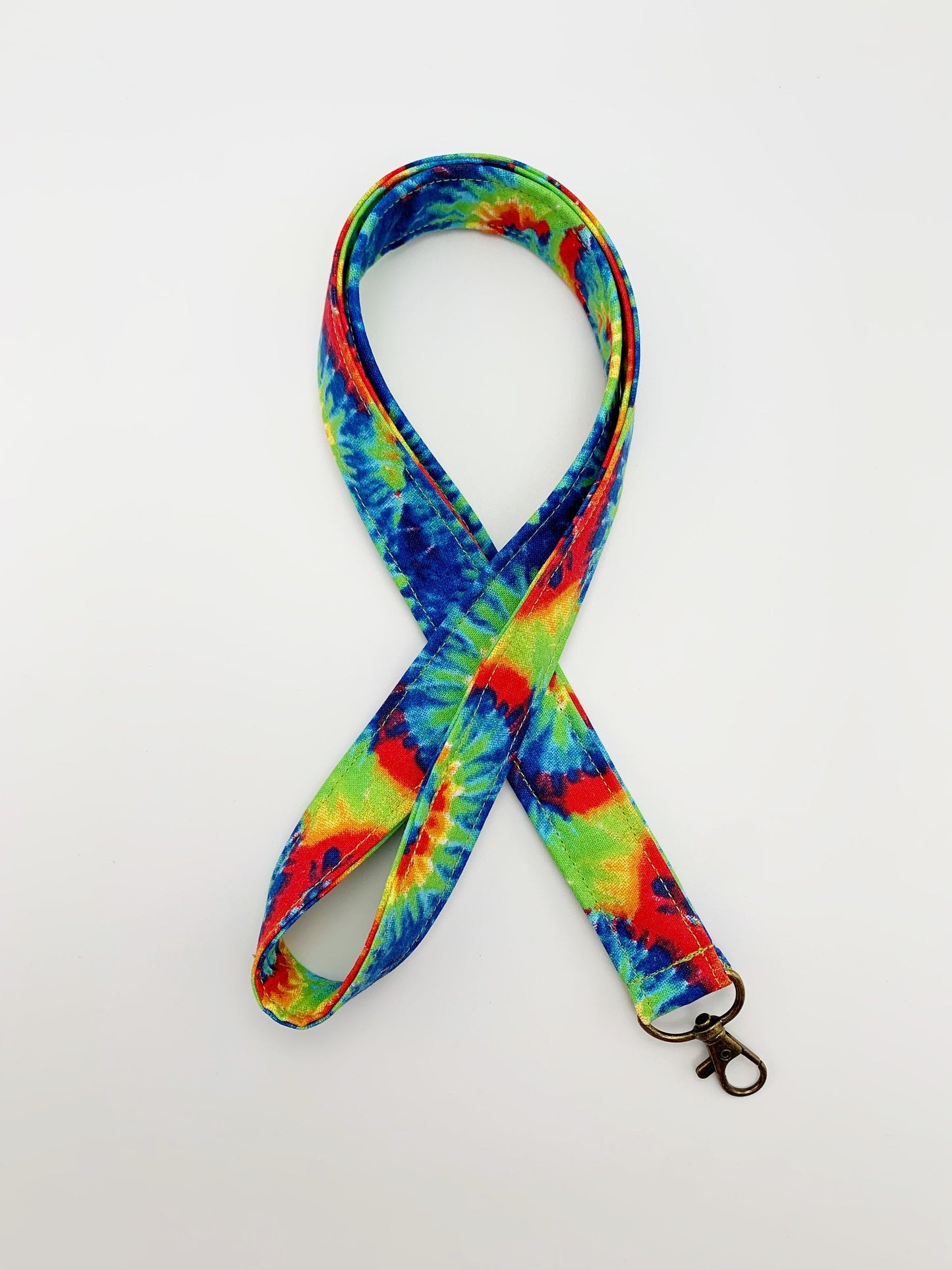 Hippie Tie Dye Lanyard Badge Holder