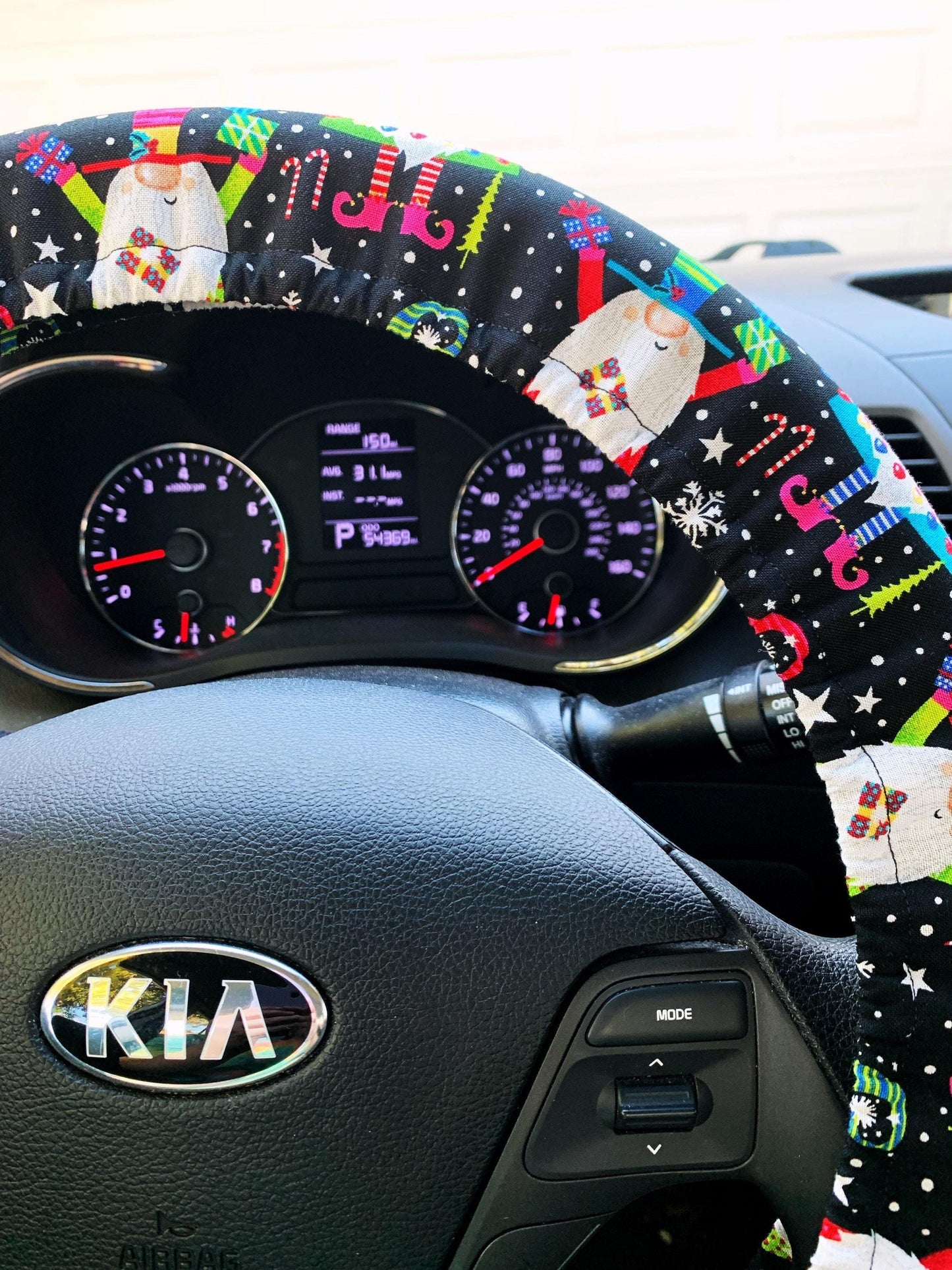 Christmas Gnome Steering Wheel Cover