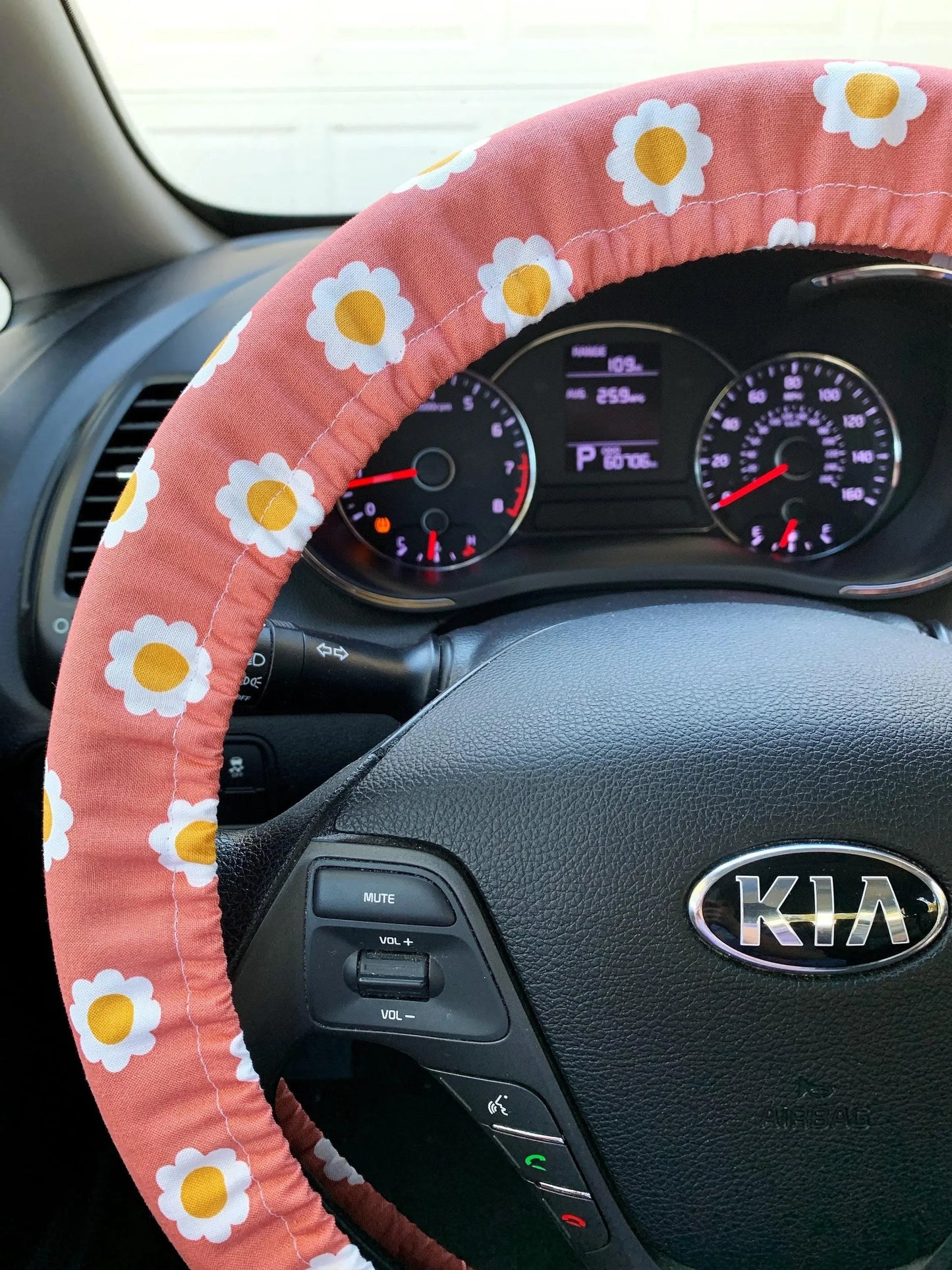 Flower Power Steering Wheel Cover - Groovy, Hippie Style Moonshadow Caravan