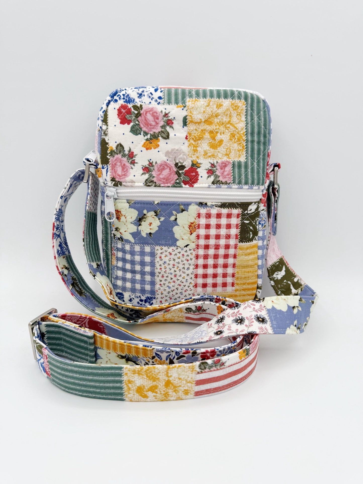 Patchwork Quilted Crossbody Bag
