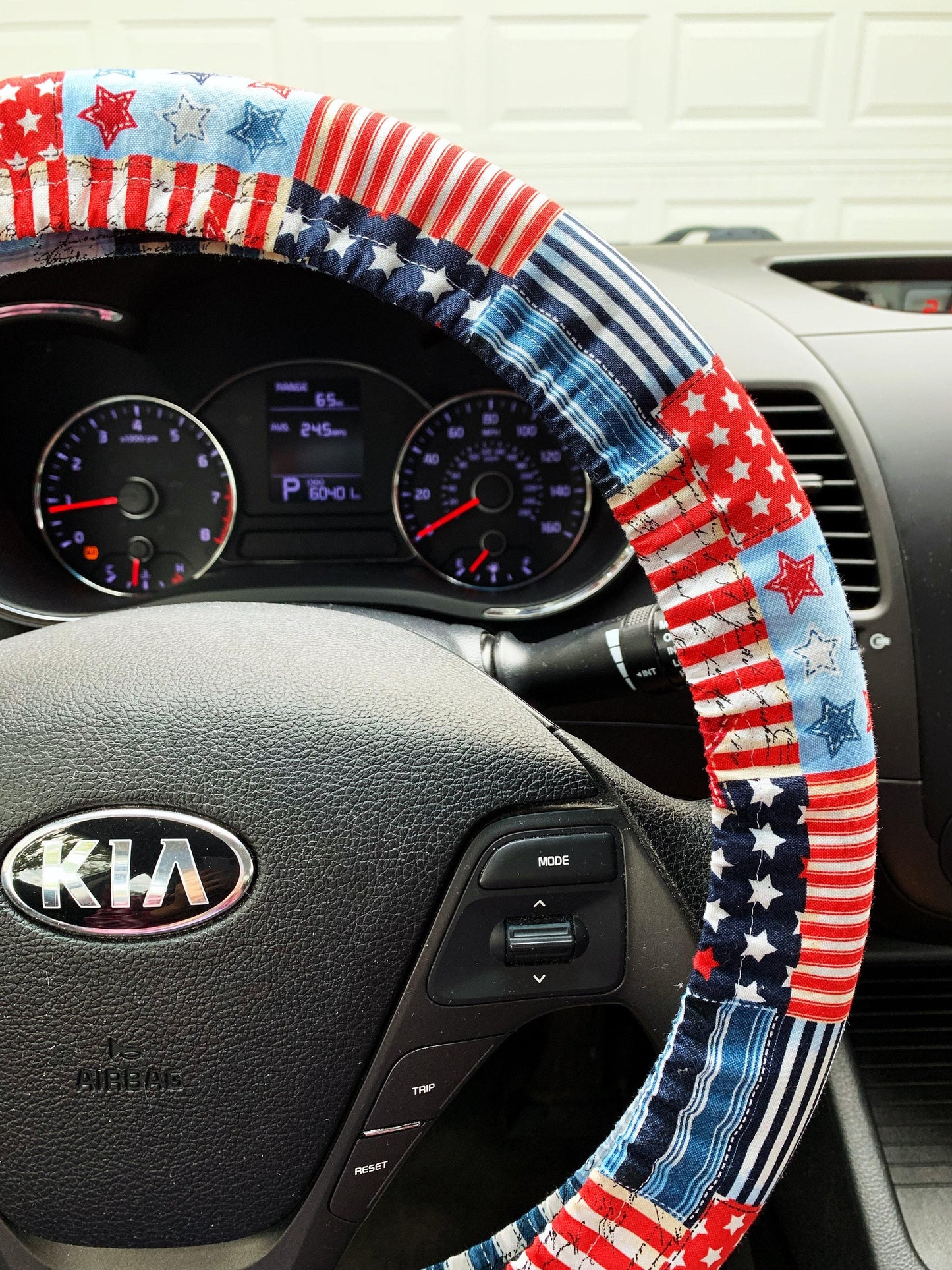 Patriotic Steering Wheel Cover