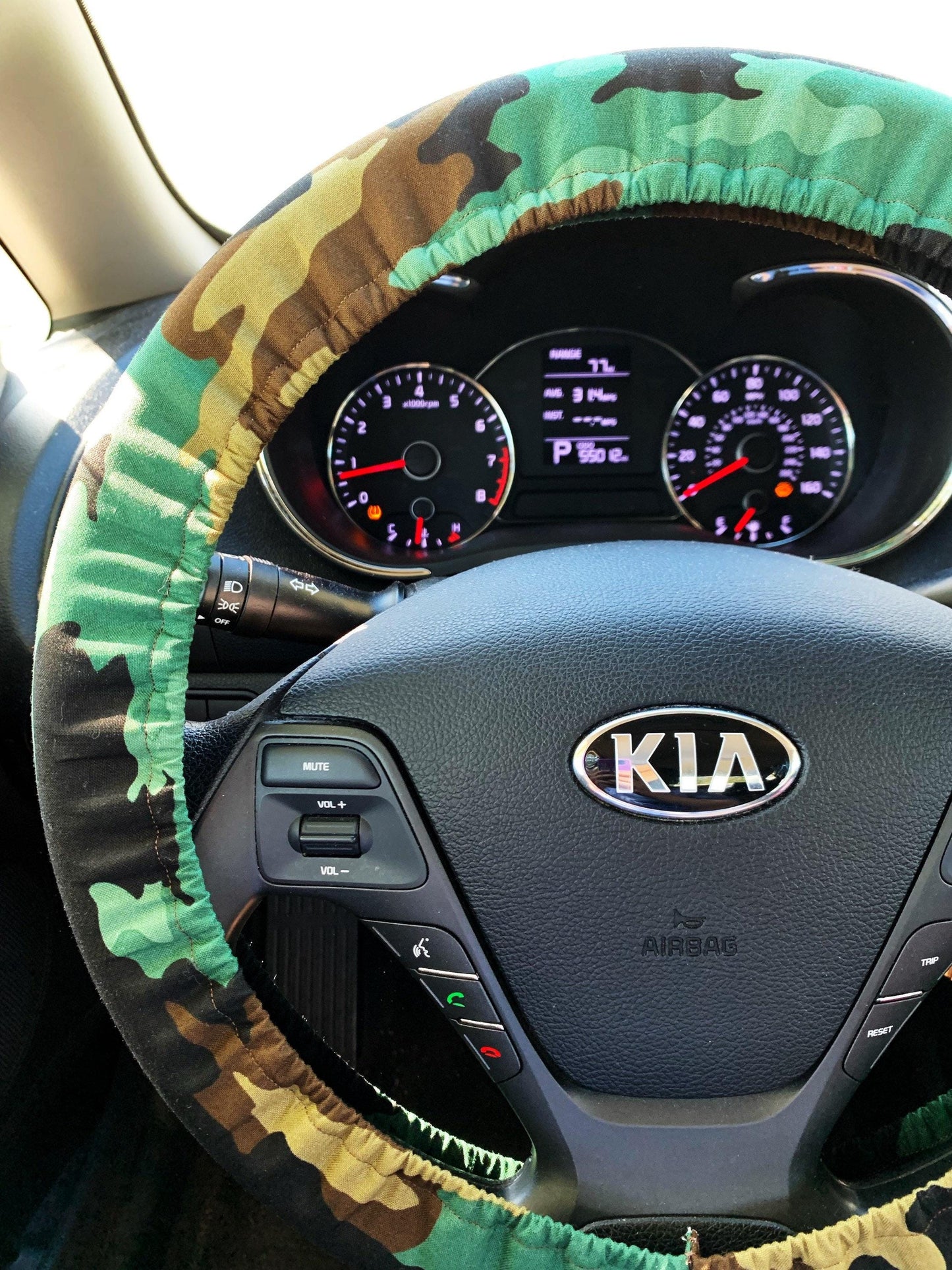 Camouflage Steering Wheel Cover