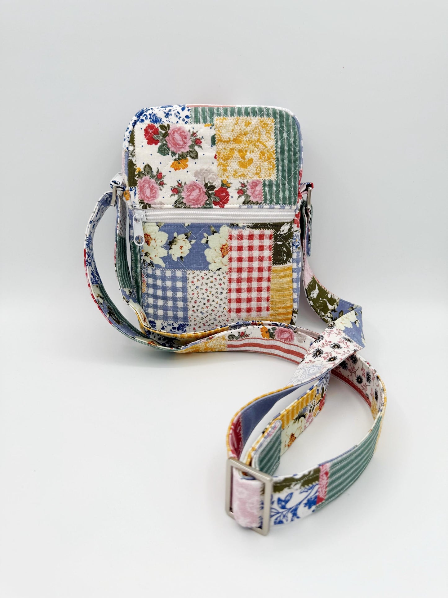Patchwork Quilted Crossbody Bag