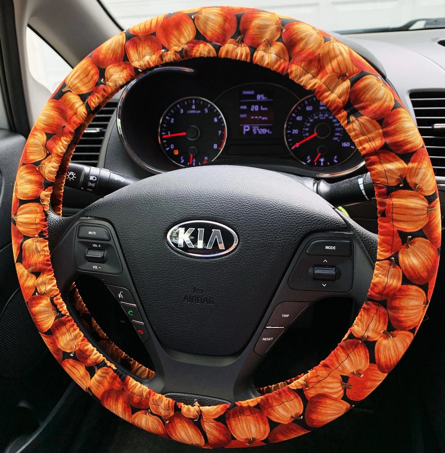 Fall Pumpkin Steering Wheel Cover Moonshadow Caravan