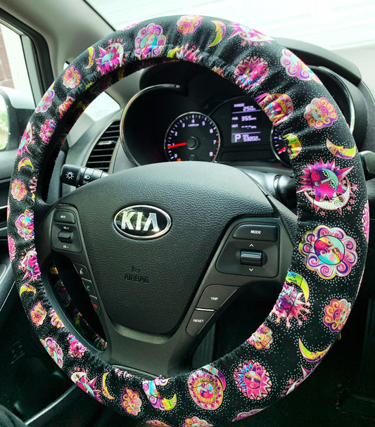 Celestial Sun Moon Steering Wheel Cover