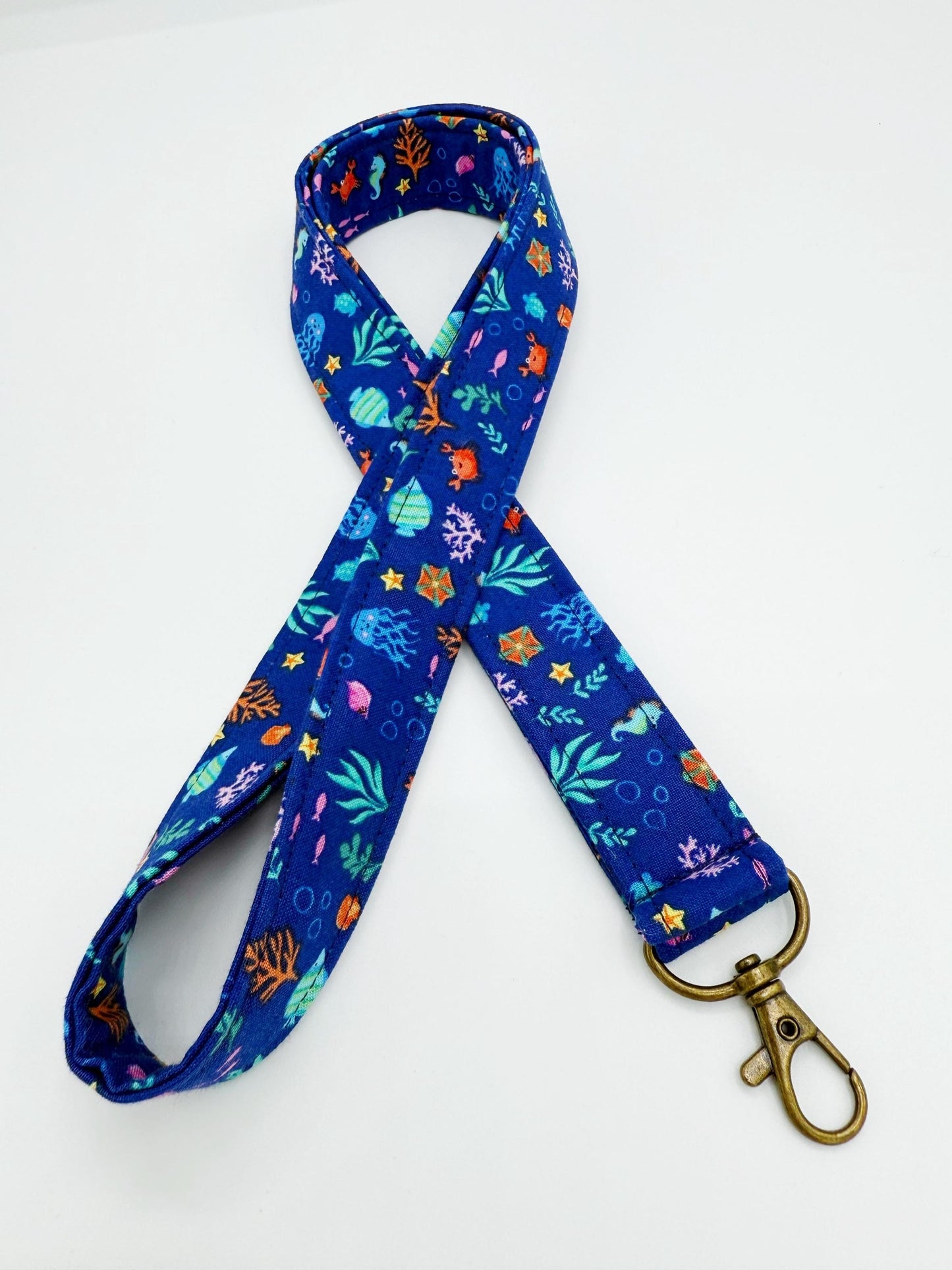 Sea Creatures Lanyard Badge Holder