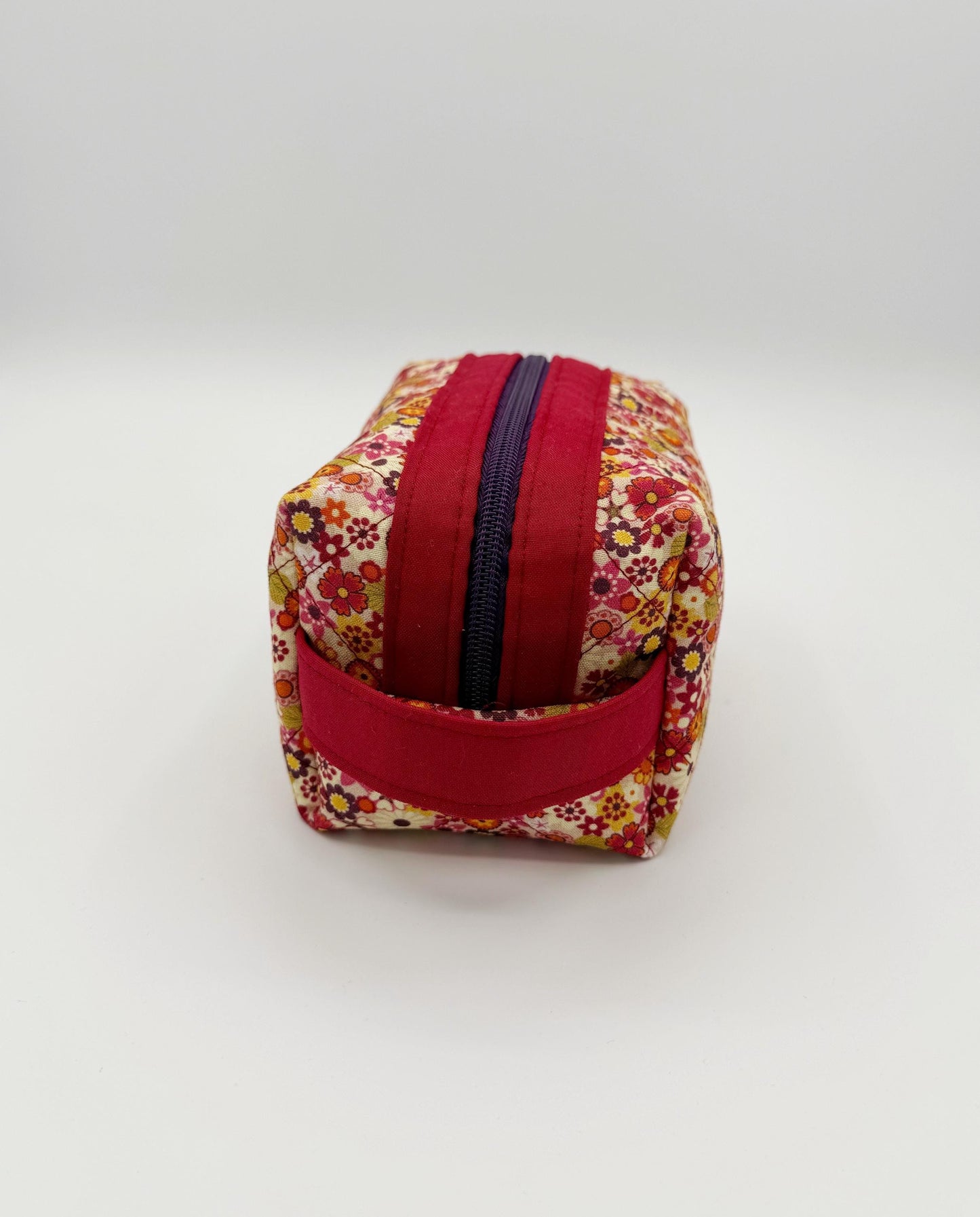 Wildflower Boxy Bag, Small Zippered Everything Bag