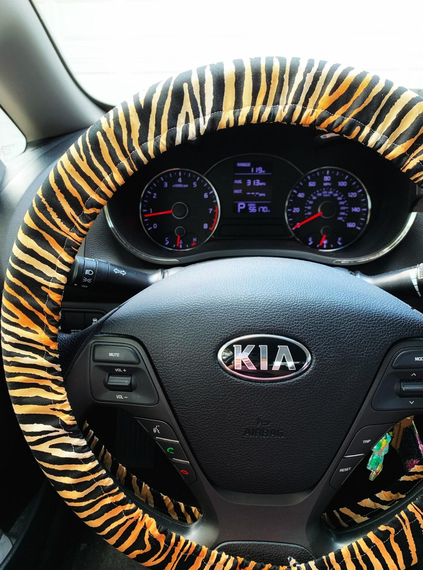 Tiger Stripe Steering Wheel Cover