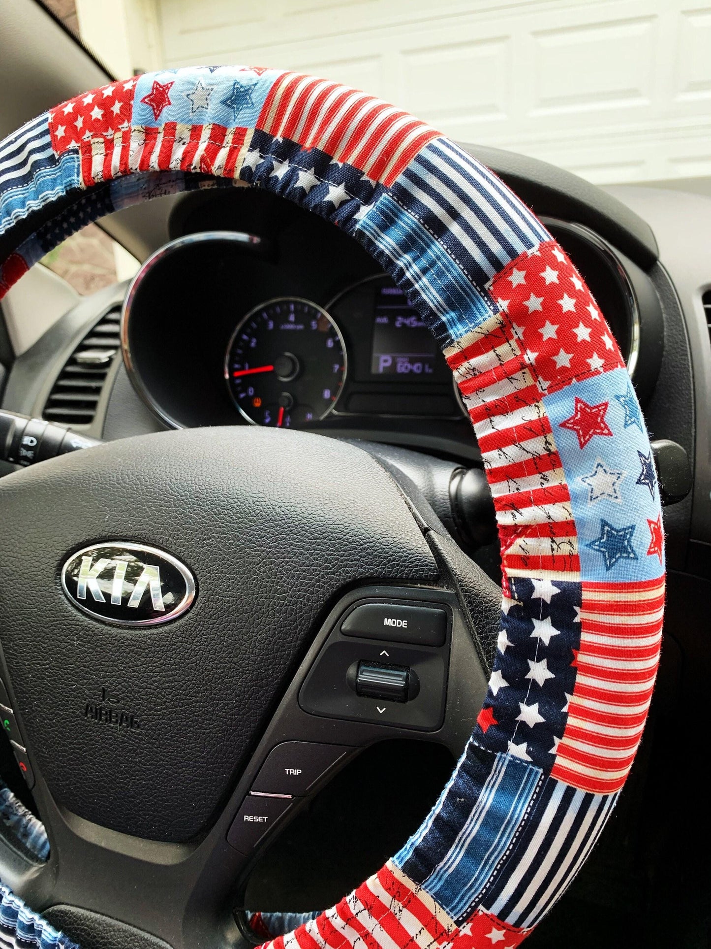 Patriotic Steering Wheel Cover