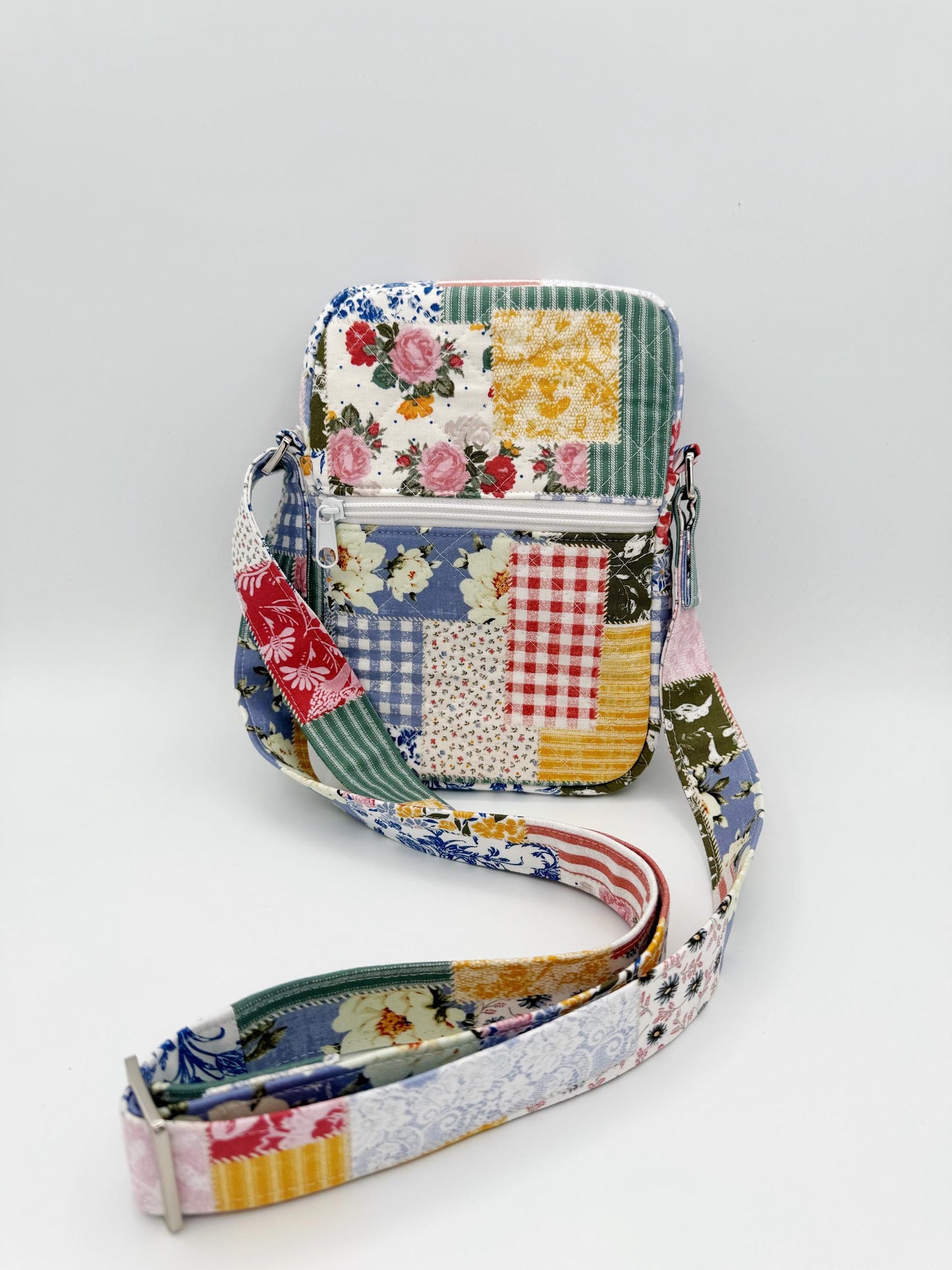 Patchwork Quilted Crossbody Bag