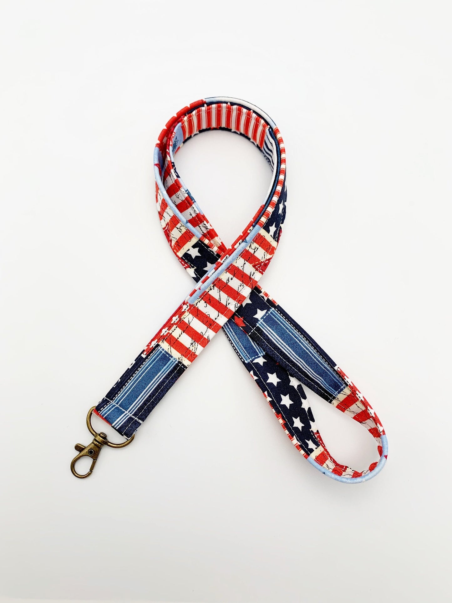 Patriotic Lanyard Badge Holder