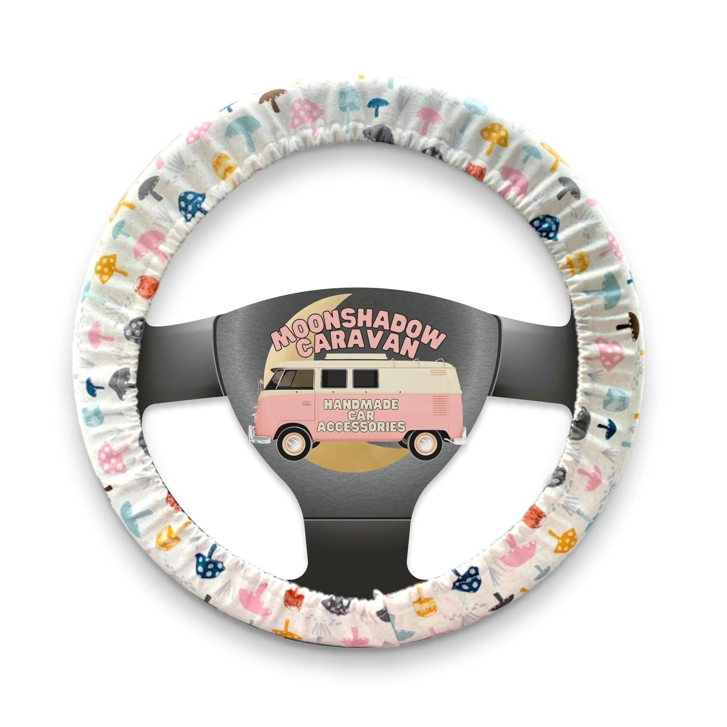 Mushroom Steering Wheel Cover Moonshadow Caravan