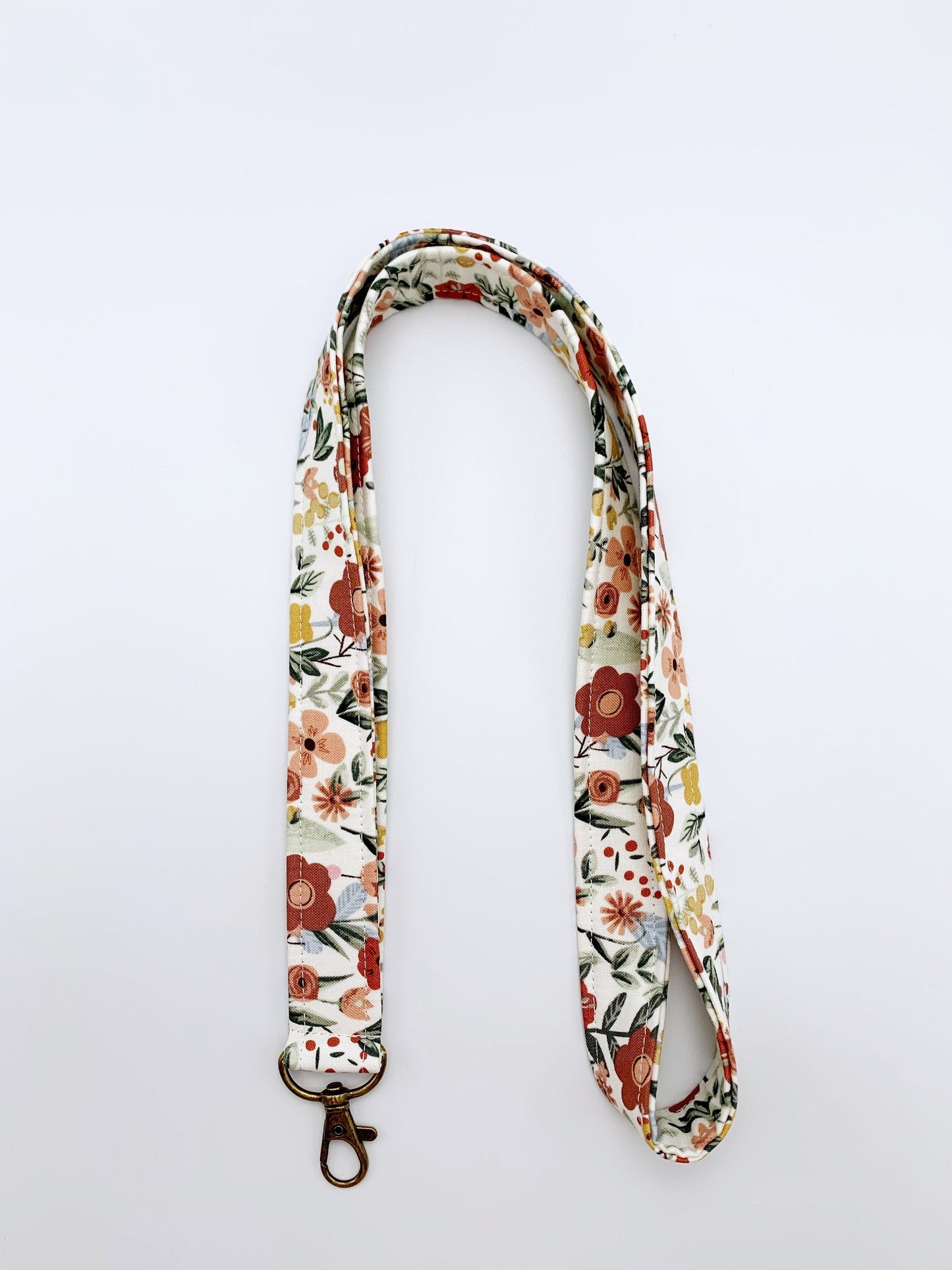 Boho Wildflower Lanyard Badge Holder