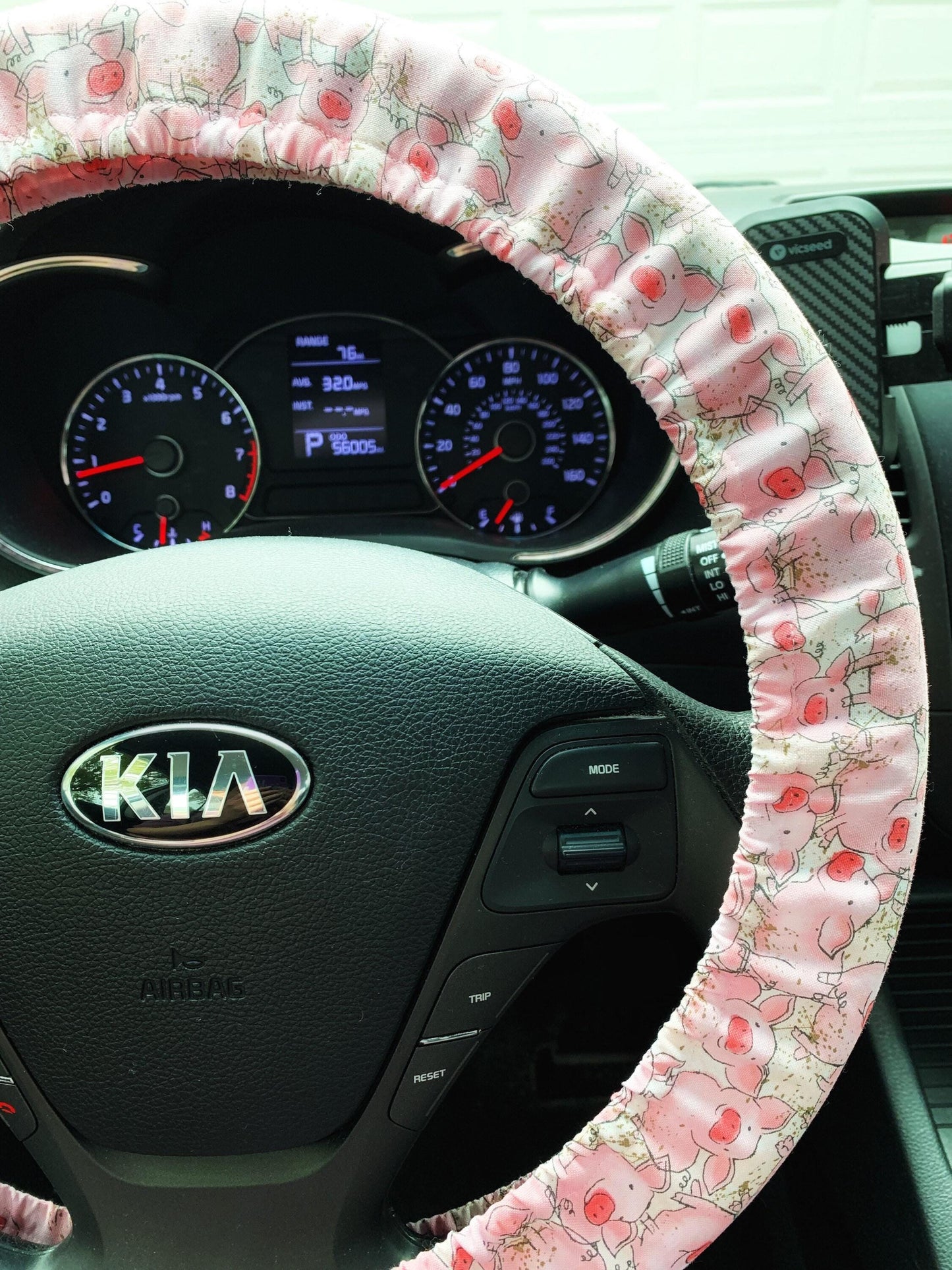 Pig Steering Wheel Cover