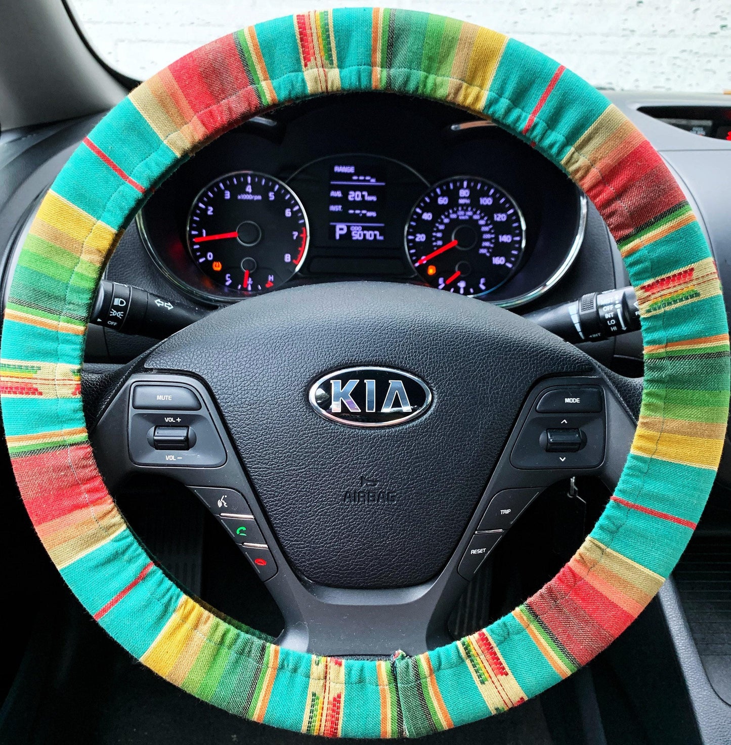 Western Serape Steering Wheel Cover