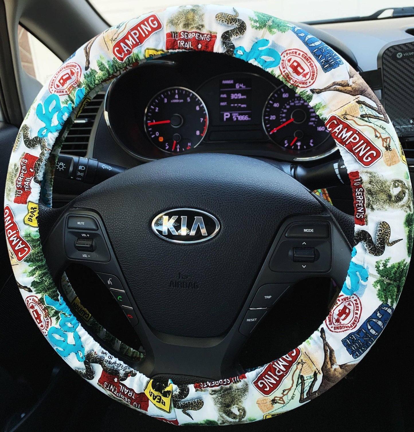 Camping Outdoors Steering Wheel Cover