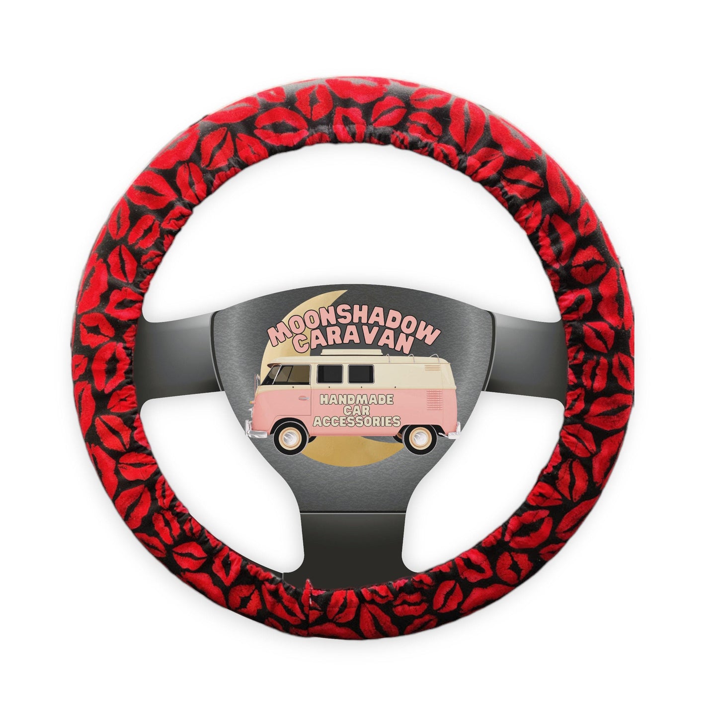 Red Lip Steering Wheel Cover