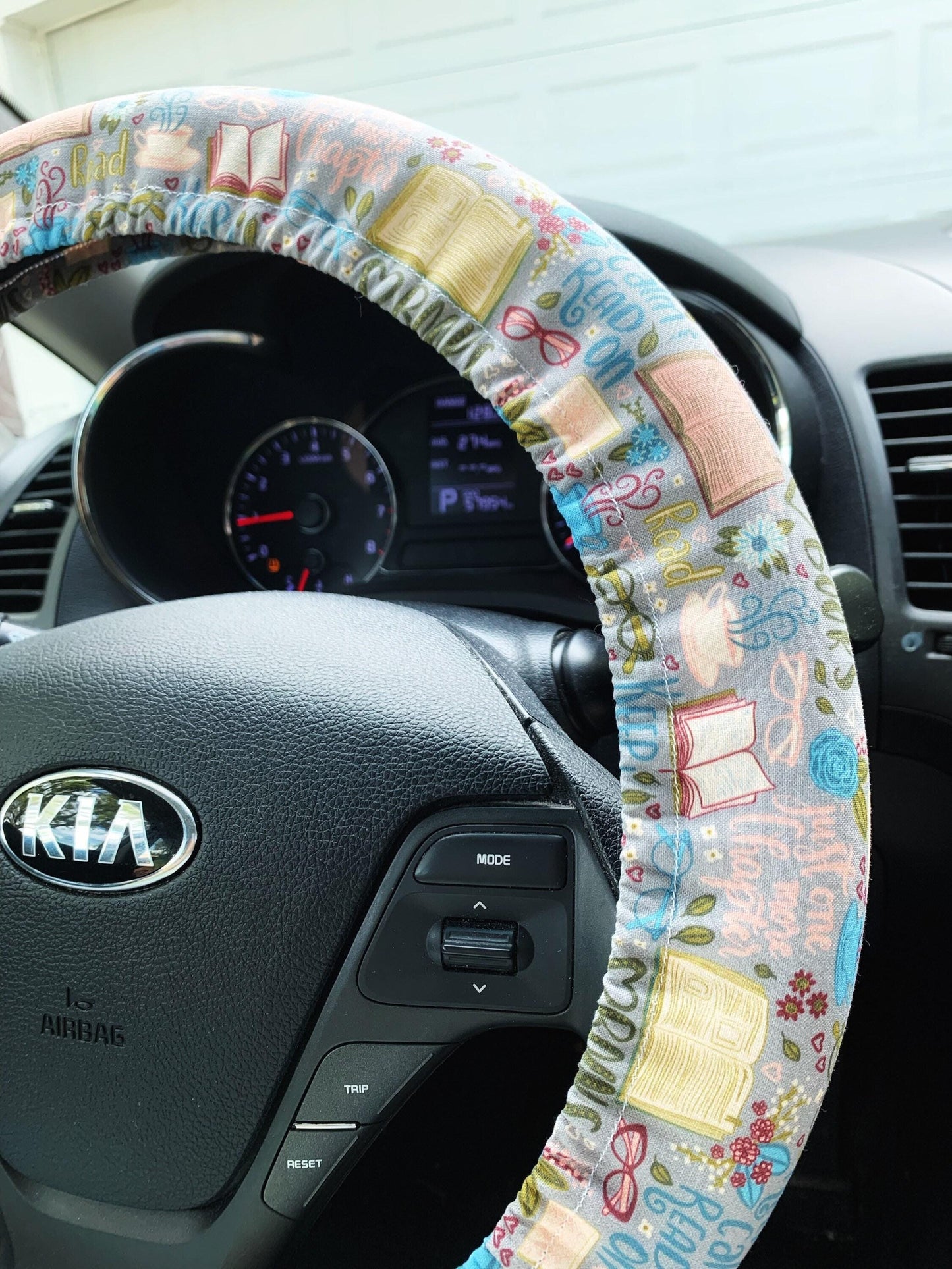 Book Lover Steering Wheel Cover