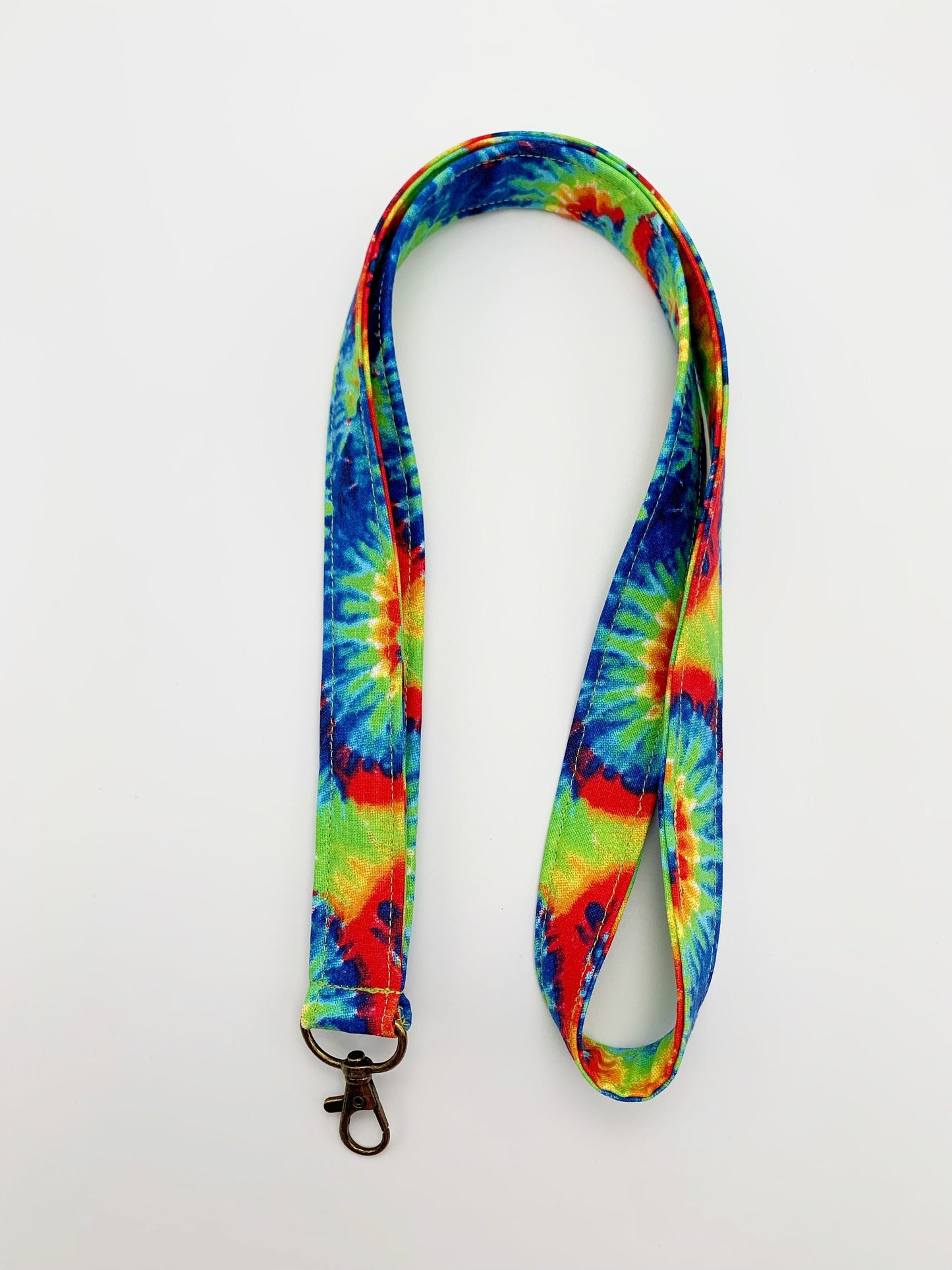 Hippie Tie Dye Lanyard Badge Holder