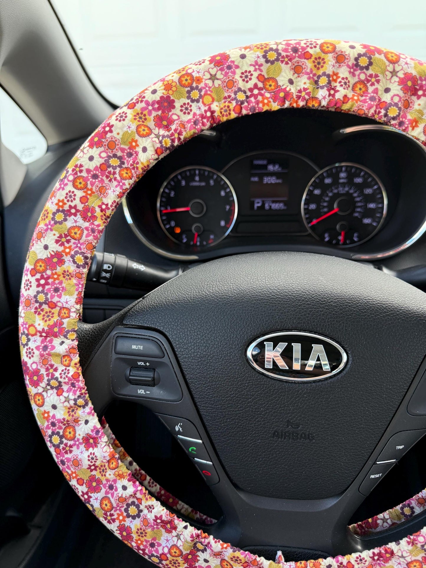 Wildflower Steering Wheel Cover