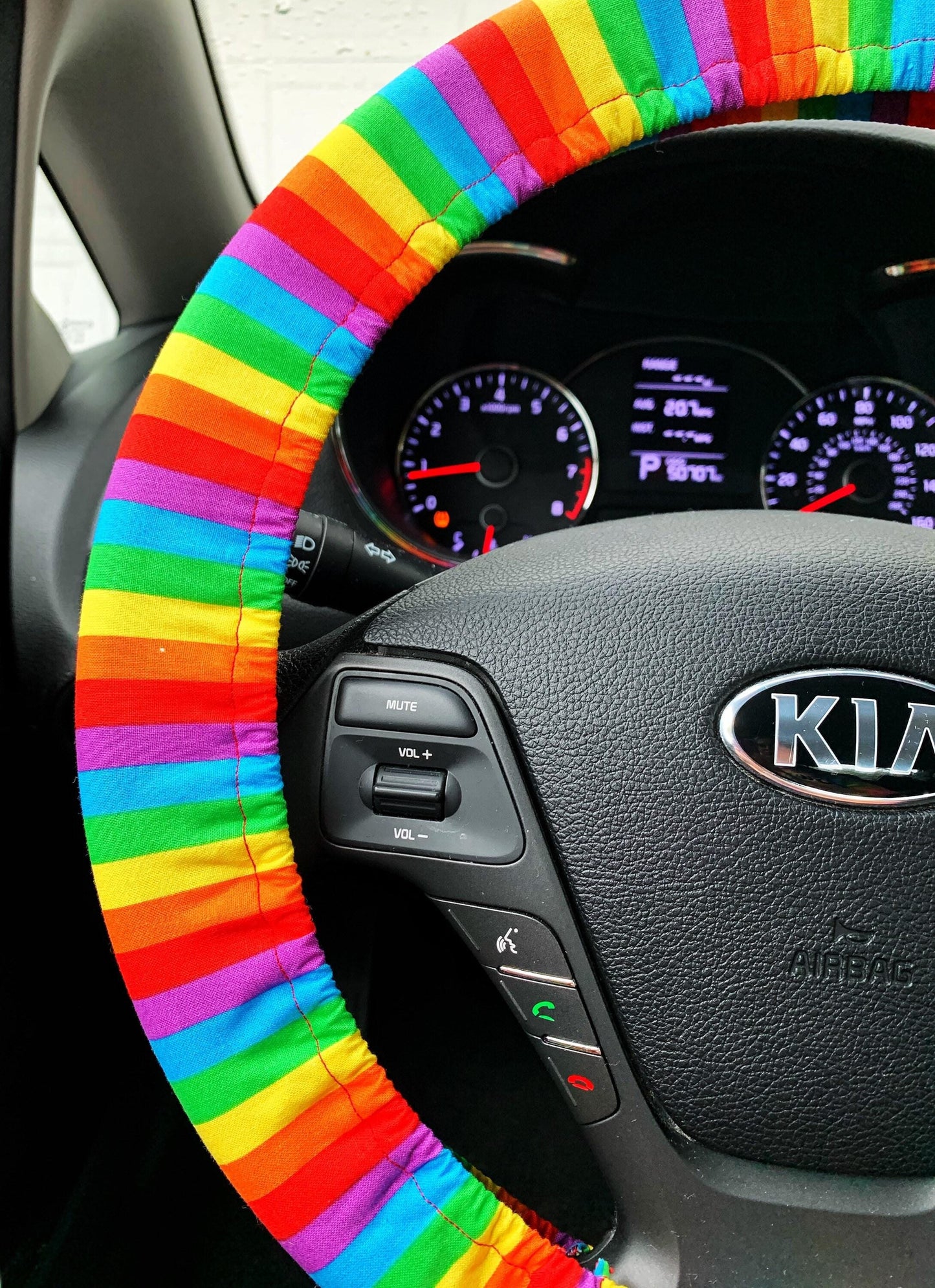 Rainbow PRIDE Steering Wheel Cover