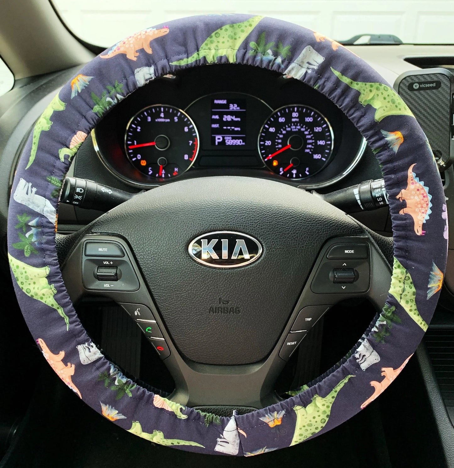Dinosaur Steering Wheel Cover Moonshadow Caravan