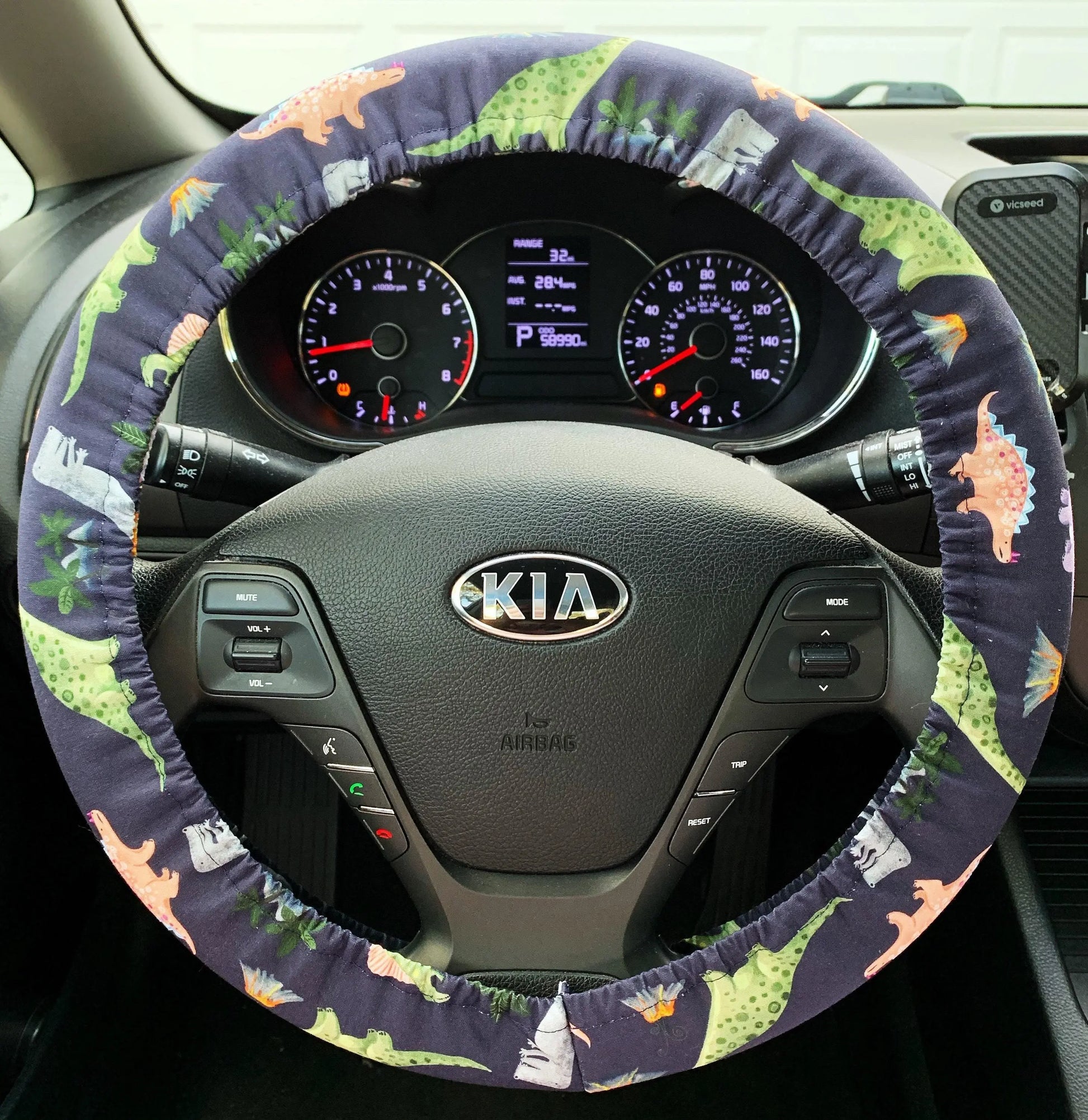 Dinosaur Steering Wheel Cover Moonshadow Caravan