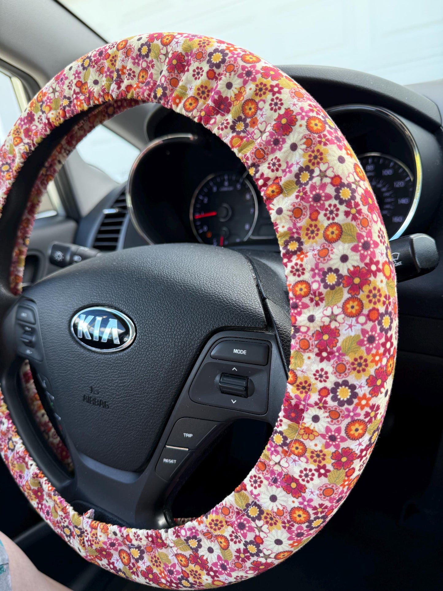 Wildflower Steering Wheel Cover