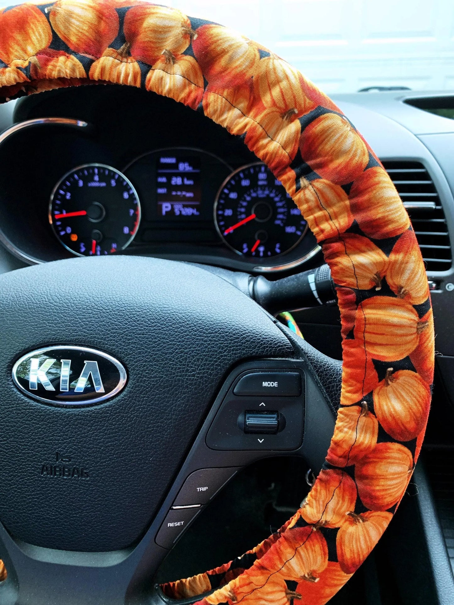 Fall Pumpkin Steering Wheel Cover Moonshadow Caravan