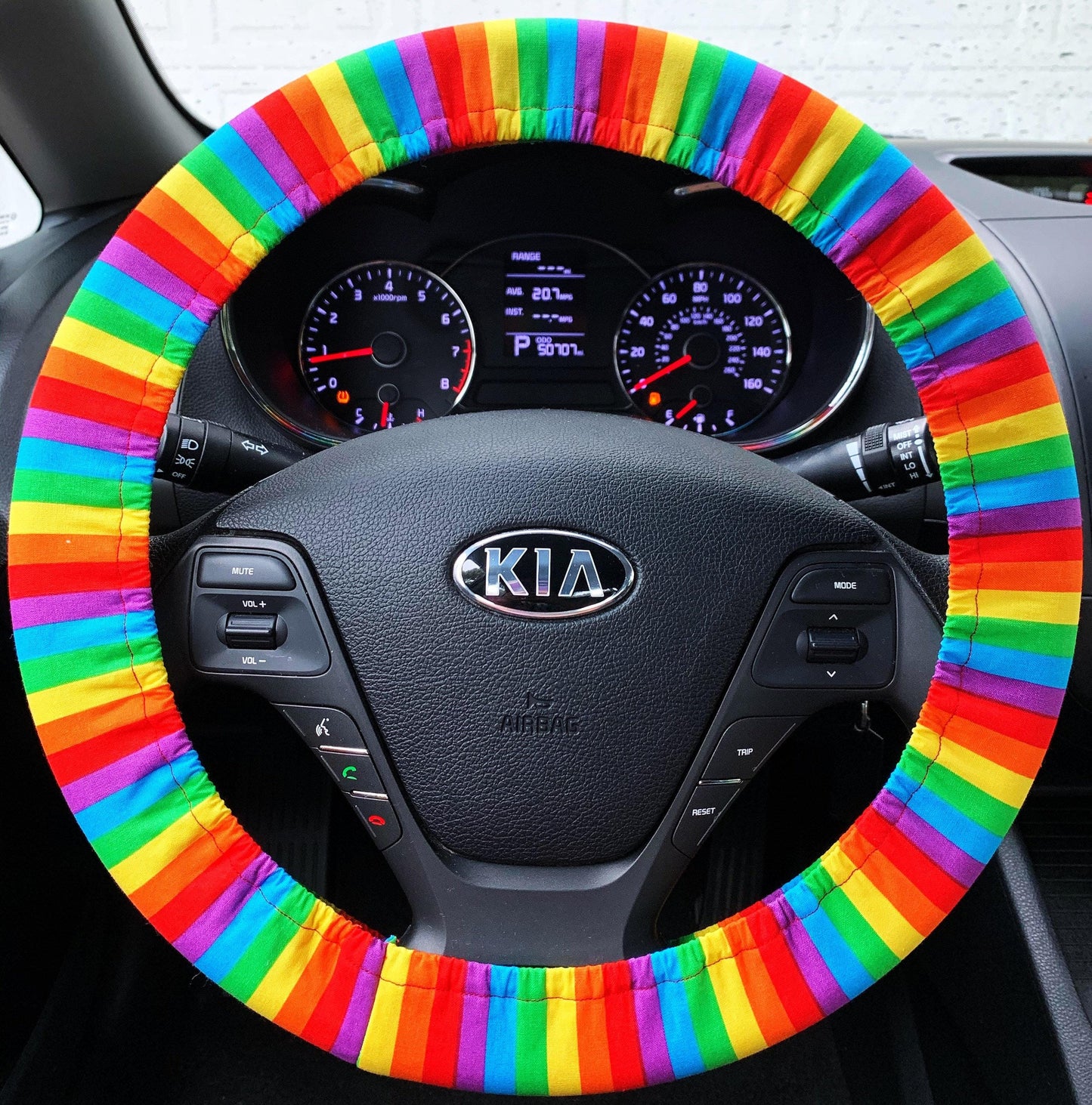 Rainbow PRIDE Steering Wheel Cover