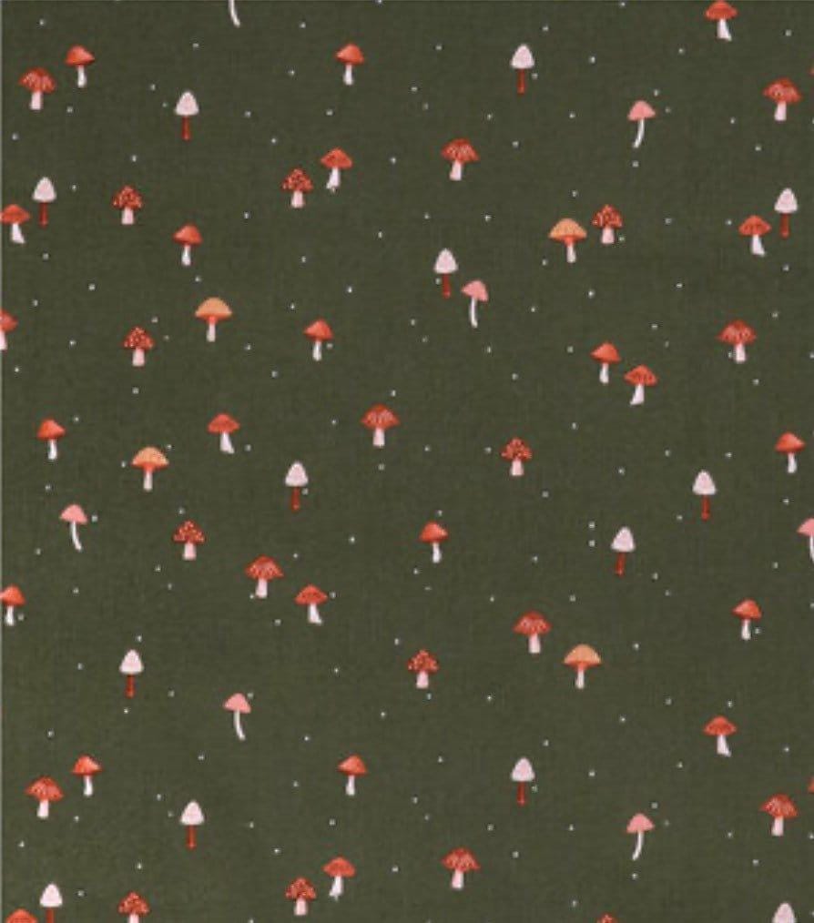 Olive Green Mushroom Steering Wheel Cover